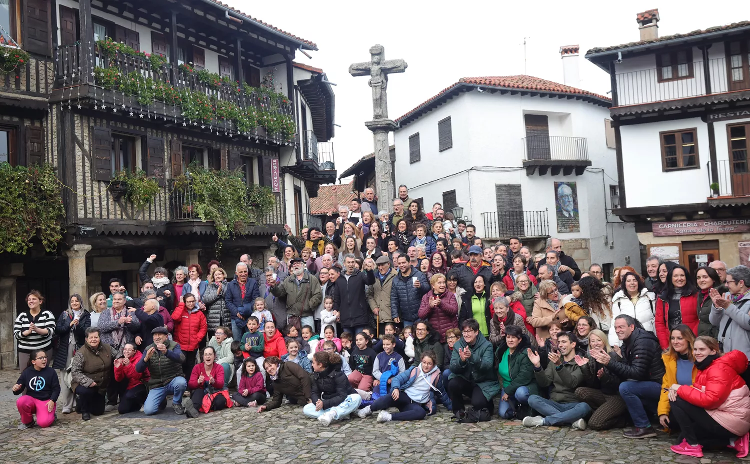 Celebración de La Alberca como ganador de la campaña 'Juntos brillamos más'