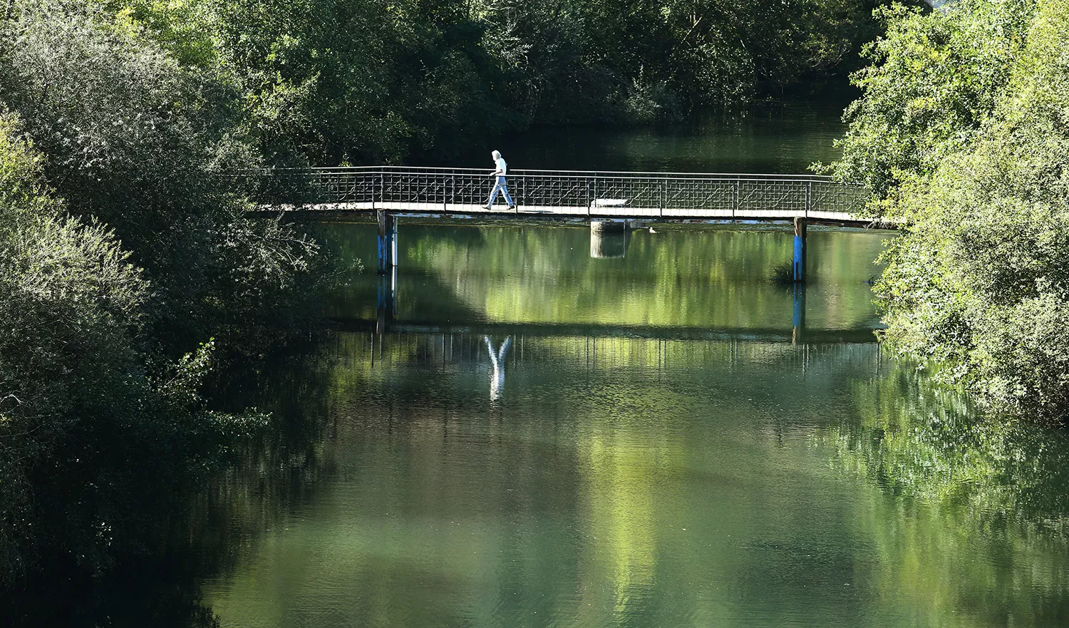 El río Sil a su paso por Ponferrada