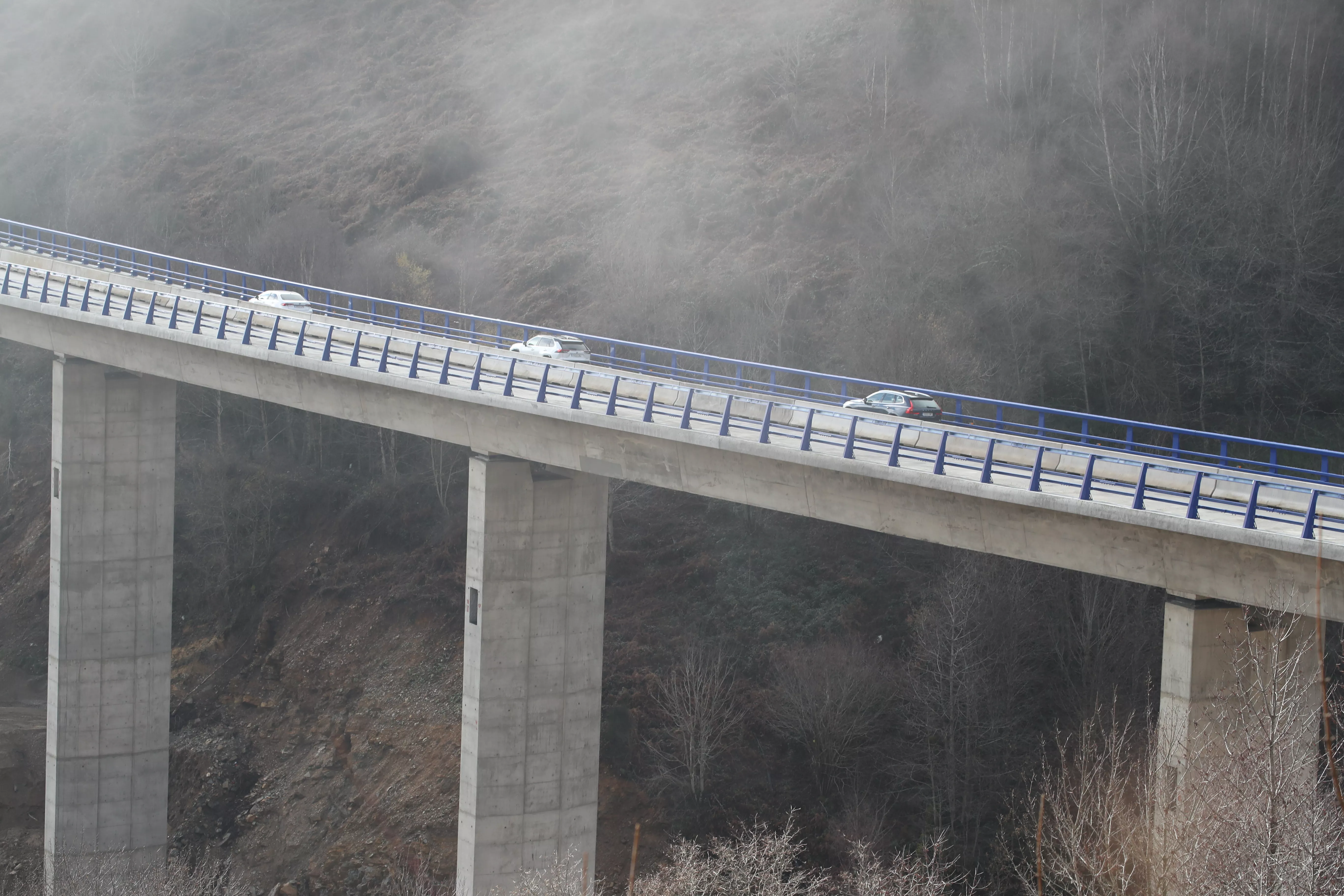 Viaducto de la A6 en sentido Madrid