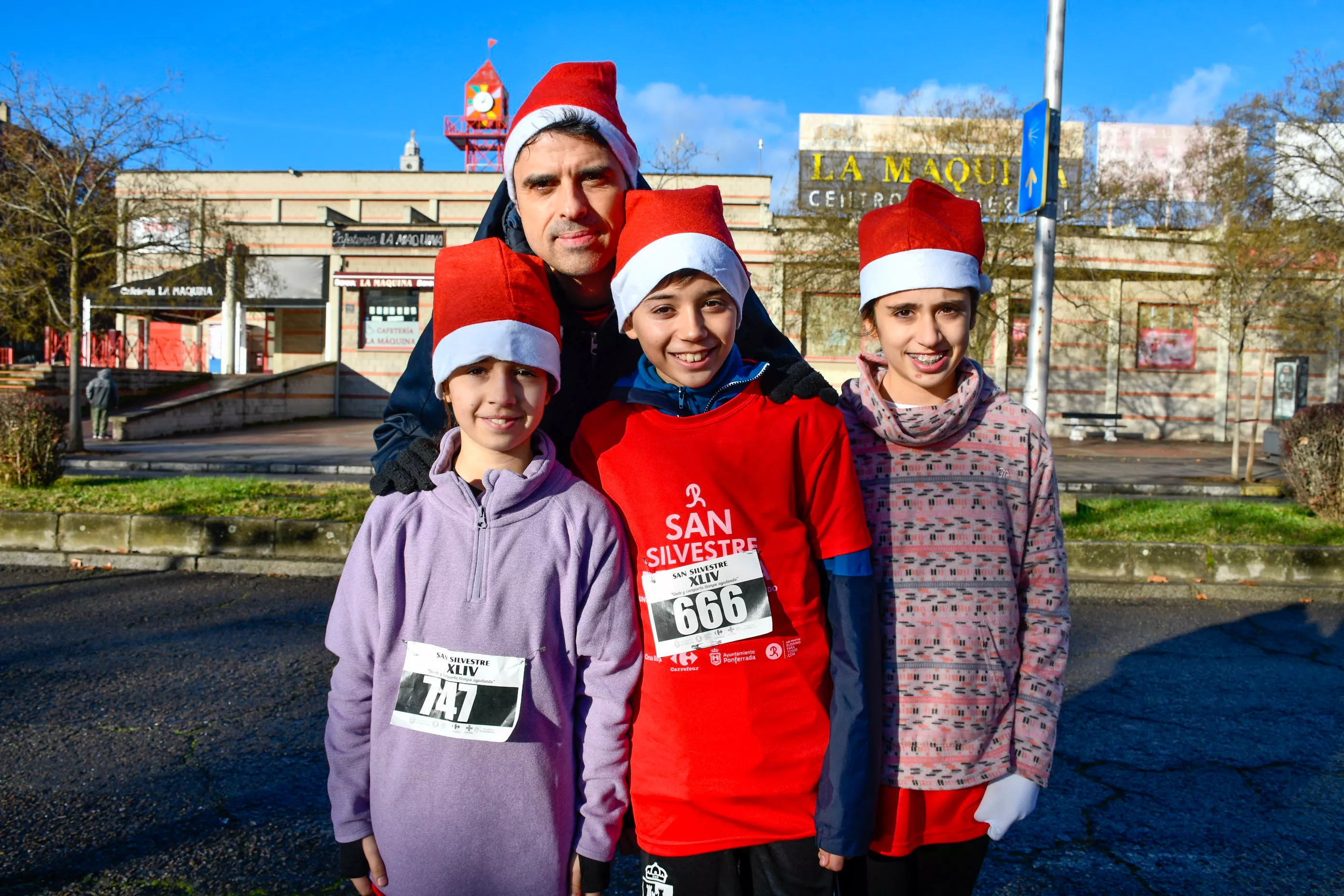 Concurrida San Silvestre de Ponferrada para despedir el 2023 a toda zapatilla