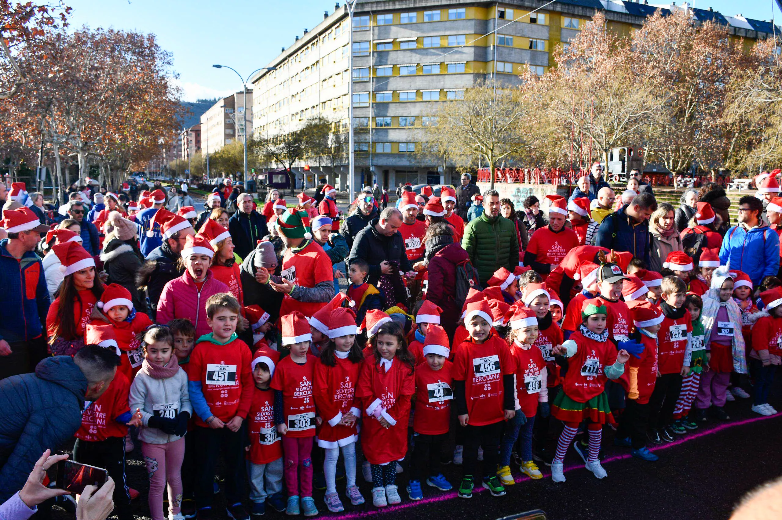 Concurrida San Silvestre de Ponferrada para despedir el 2023 a toda zapatilla