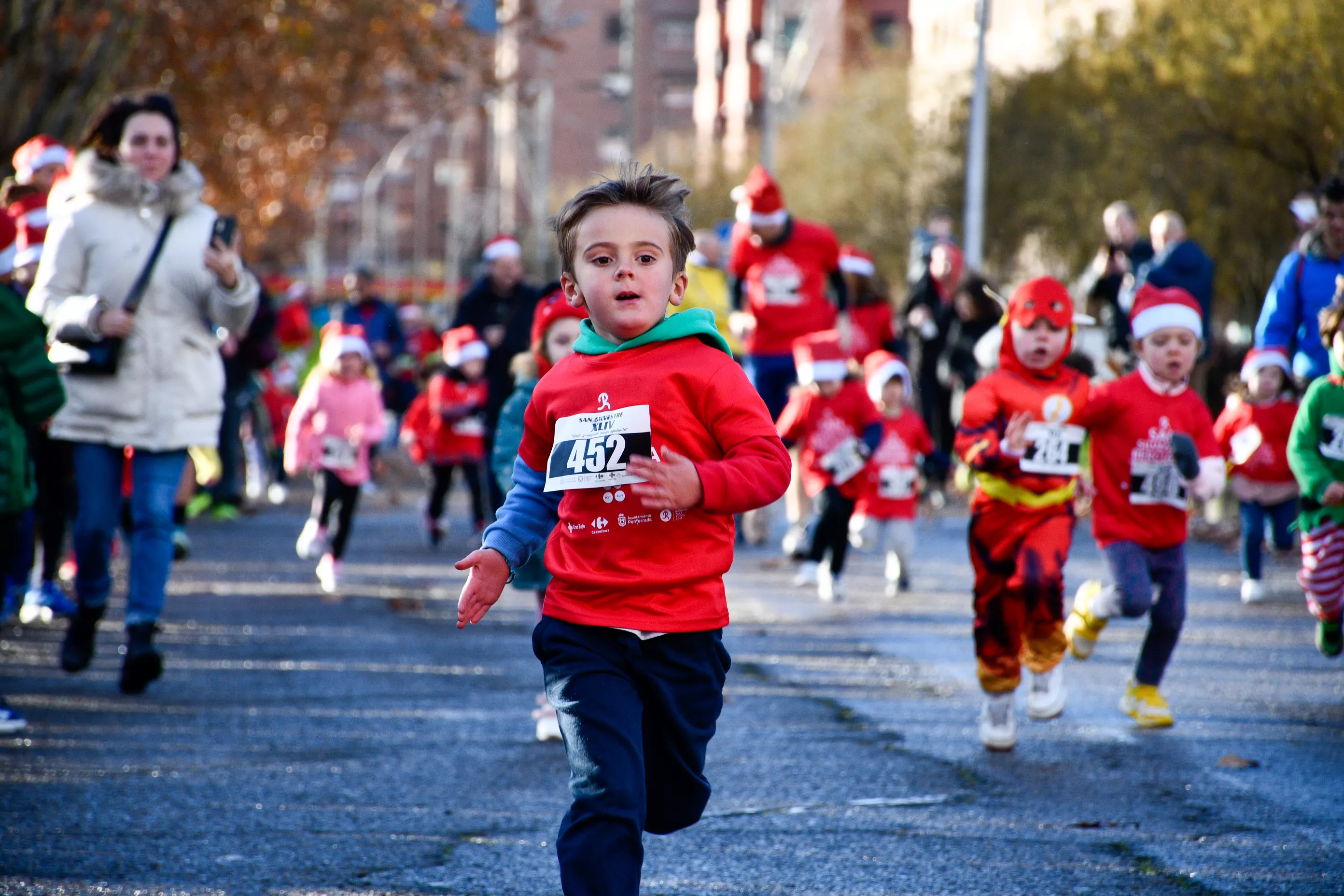 Concurrida San Silvestre de Ponferrada para despedir el 2023 a toda zapatilla