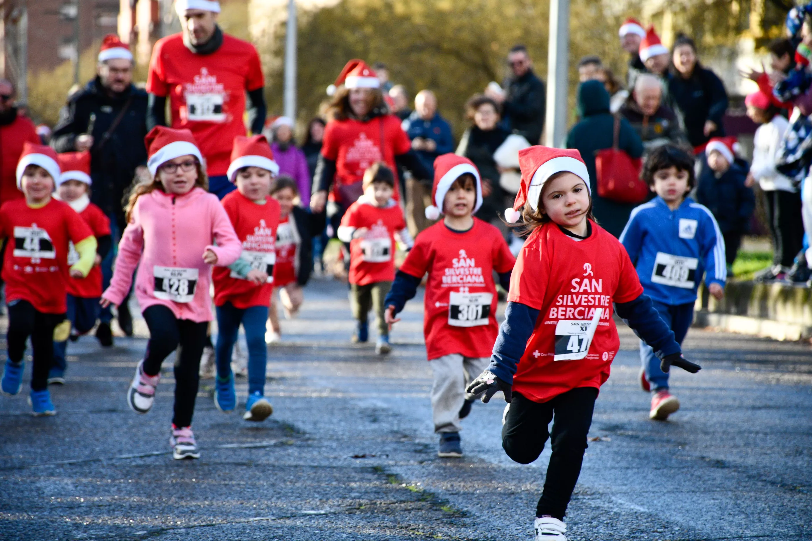 Concurrida San Silvestre de Ponferrada para despedir el 2023 a toda zapatilla