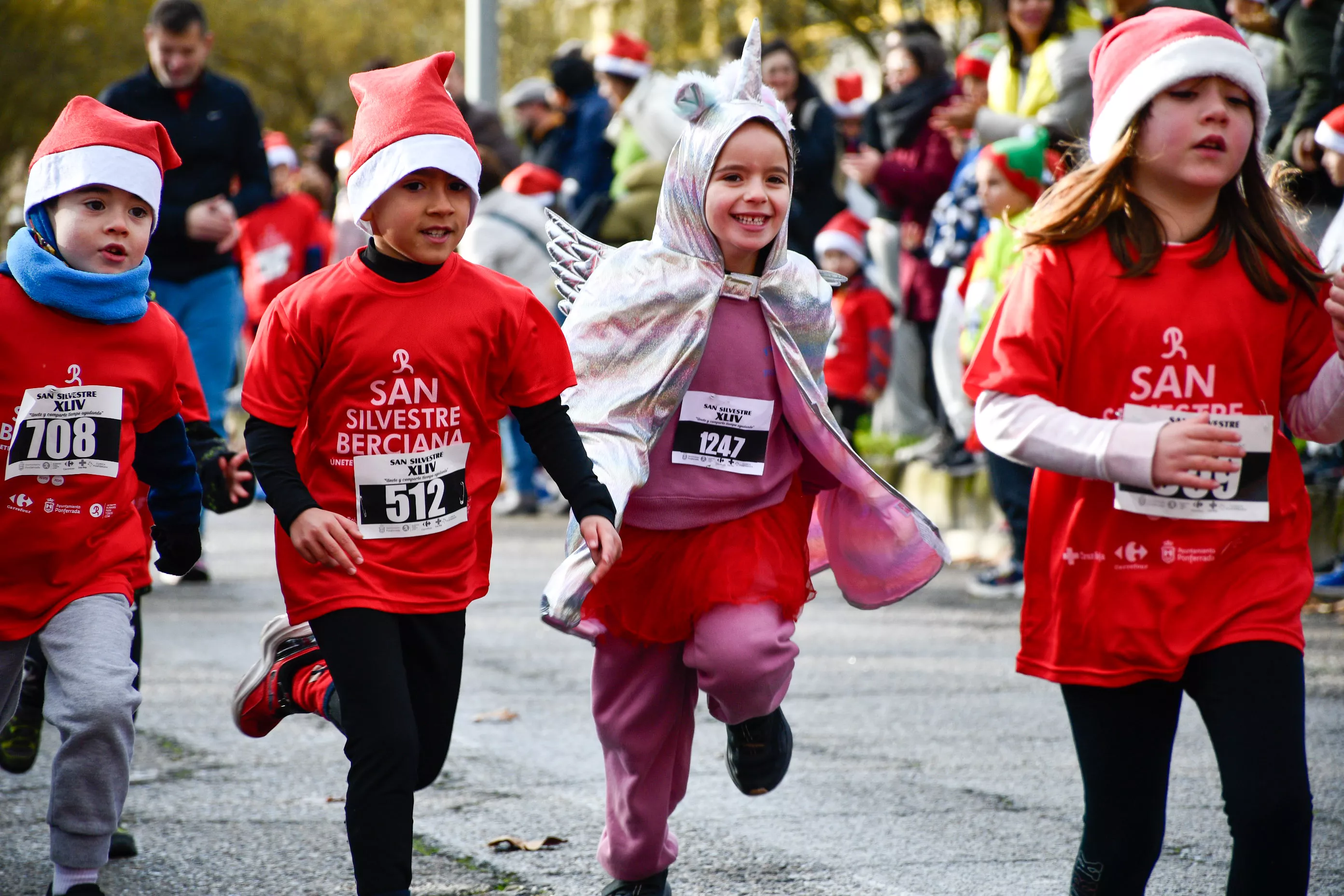 Concurrida San Silvestre de Ponferrada para despedir el 2023 a toda zapatilla