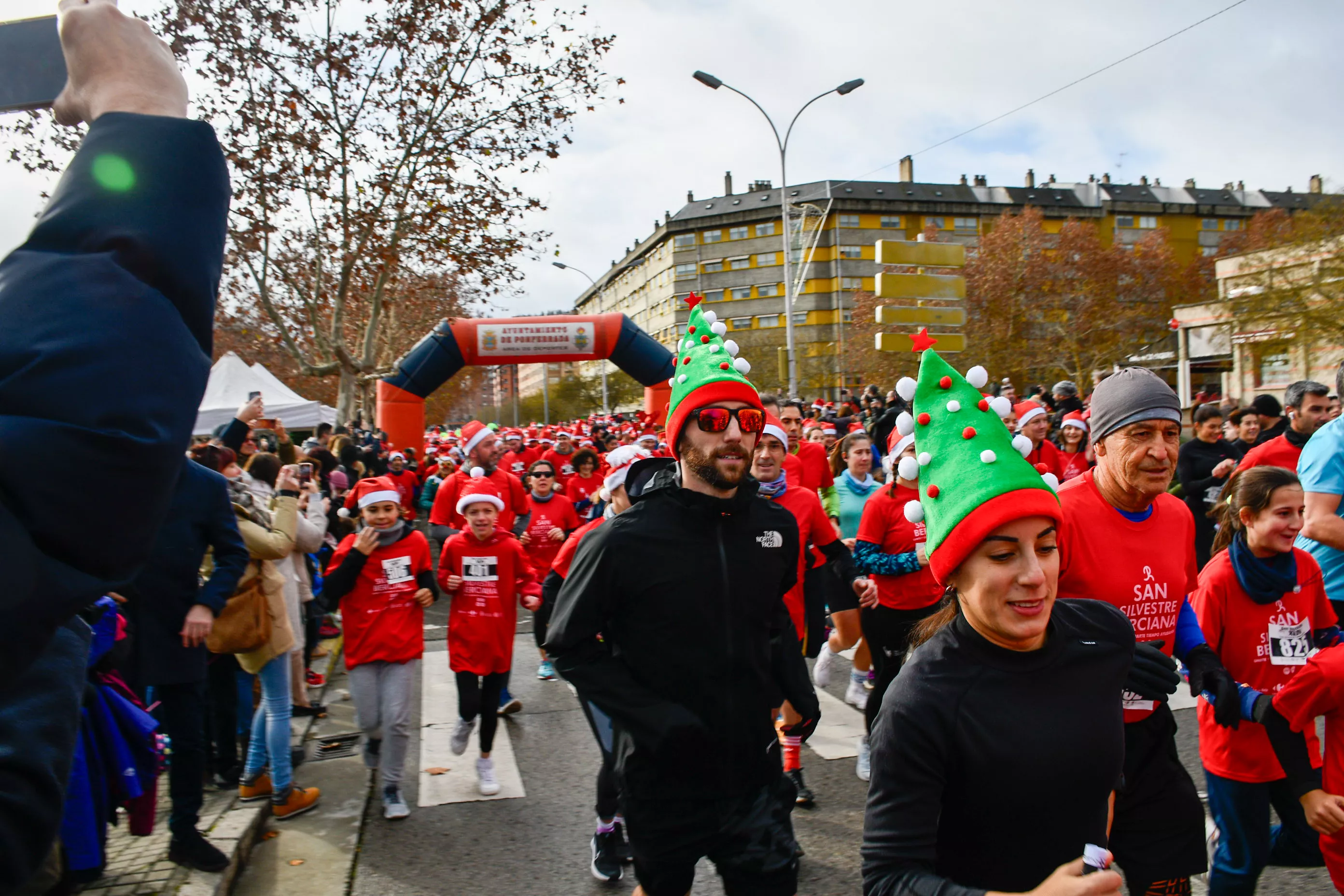 Concurrida San Silvestre de Ponferrada para despedir el 2023 a toda zapatilla