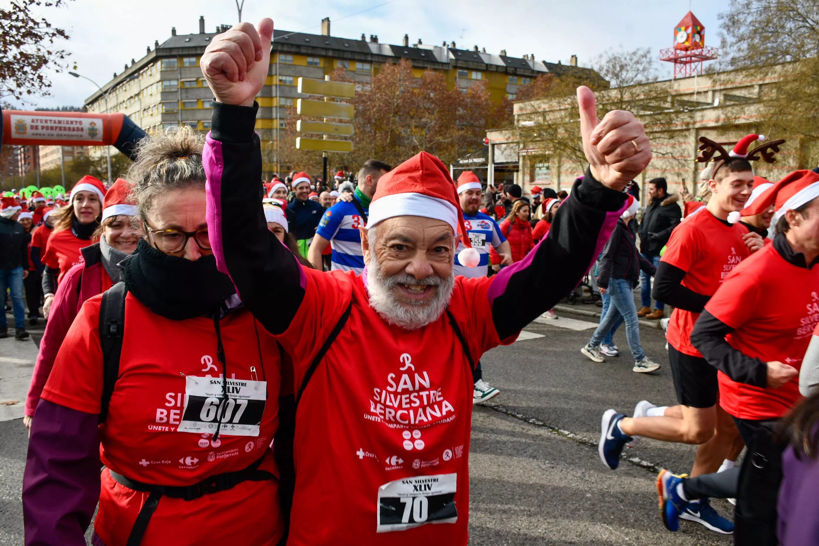 Concurrida San Silvestre de Ponferrada para despedir el 2023 a toda zapatilla