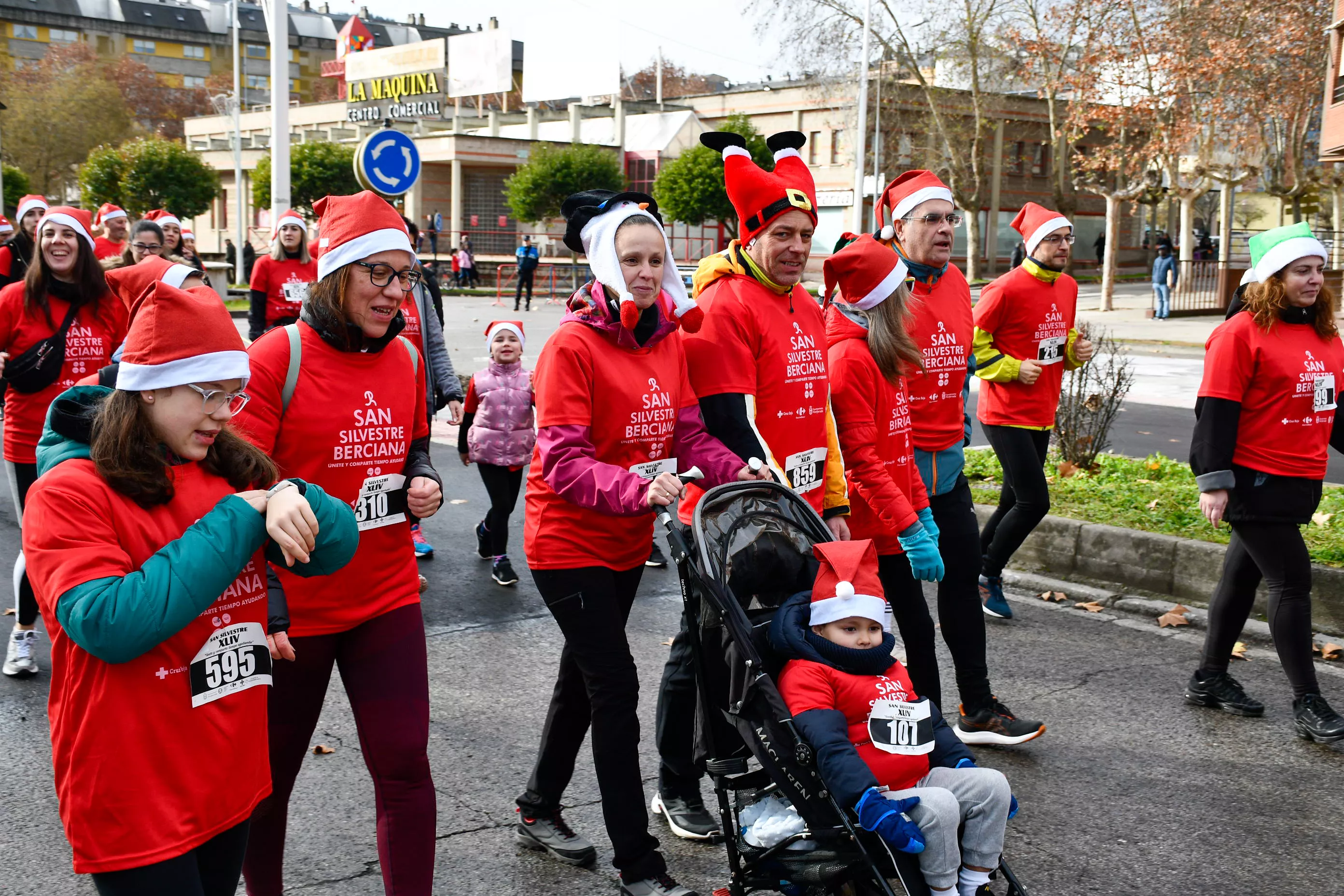 Concurrida San Silvestre de Ponferrada para despedir el 2023 a toda zapatilla