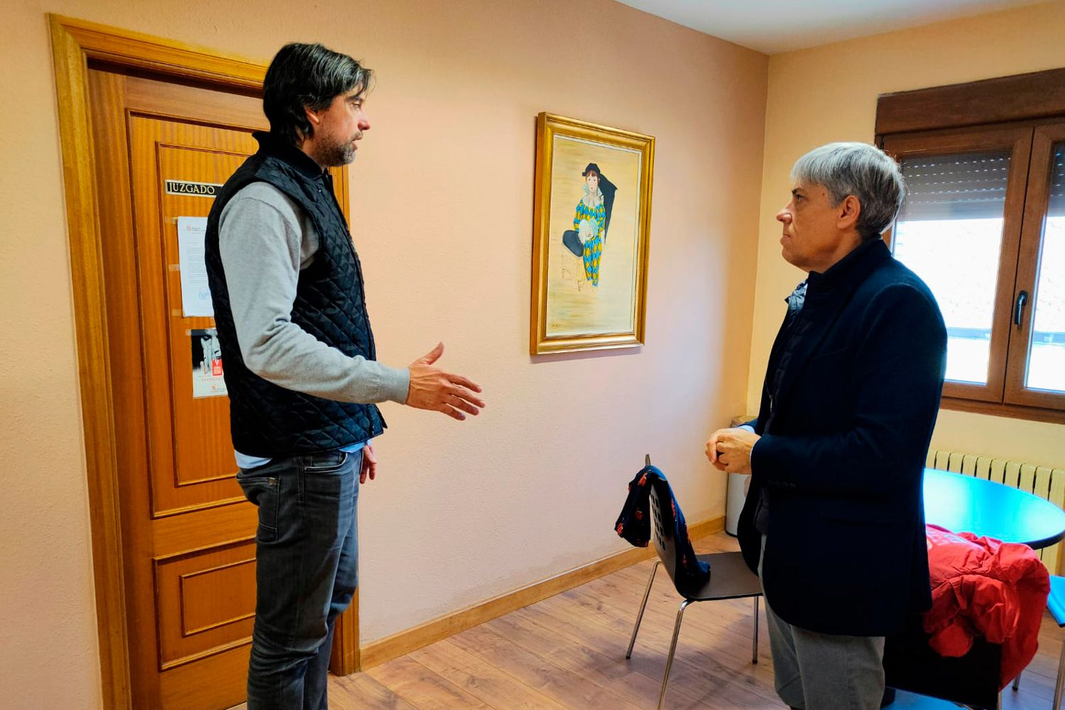 Eduardo Diego y Jorge García en el Ayuntamiento de Congosto (1)