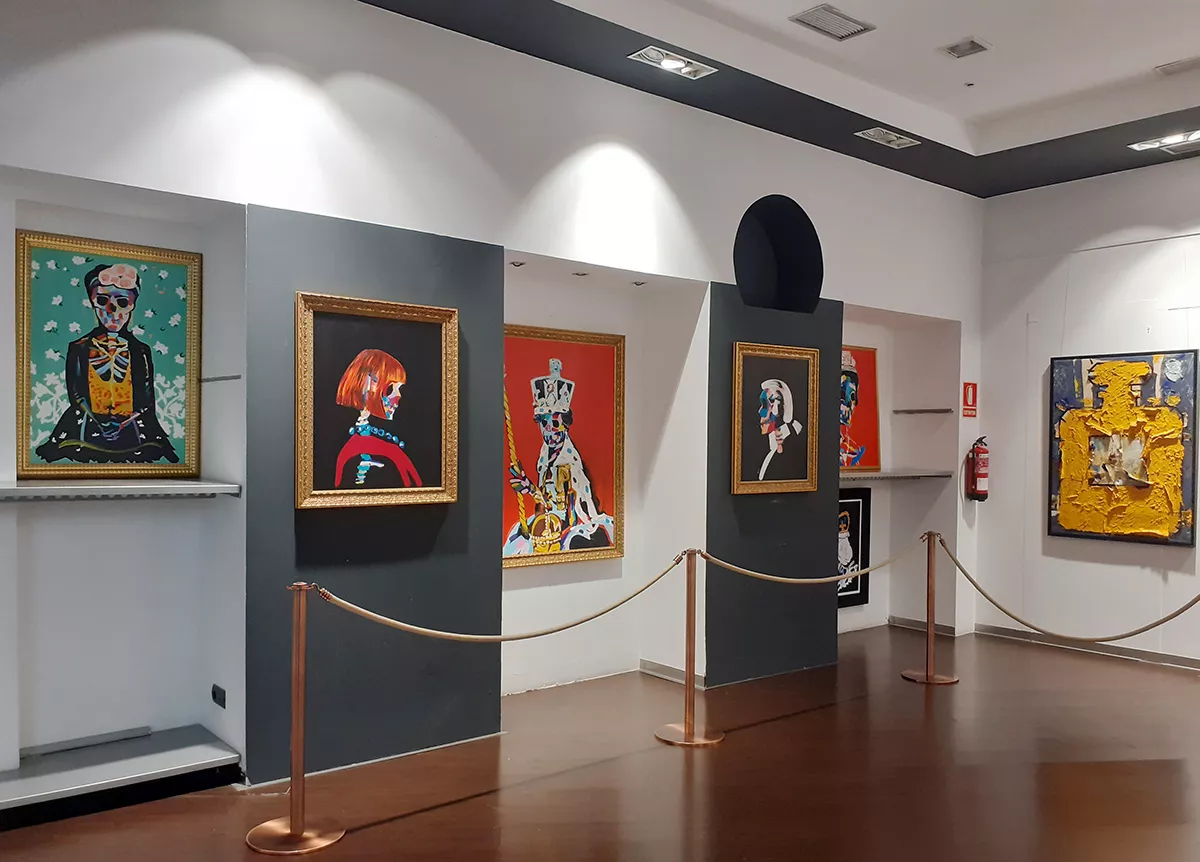 La obra que reinterpreta a Picasso y Matisse y otra inspirada en Galicia protagonistas del espacio EscaparArte del Centro Comercial El Rosal de Ponferrada