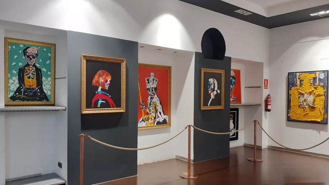 La obra que reinterpreta a Picasso y Matisse y otra inspirada en Galicia protagonistas del espacio EscaparArte del Centro Comercial El Rosal de Ponferrada