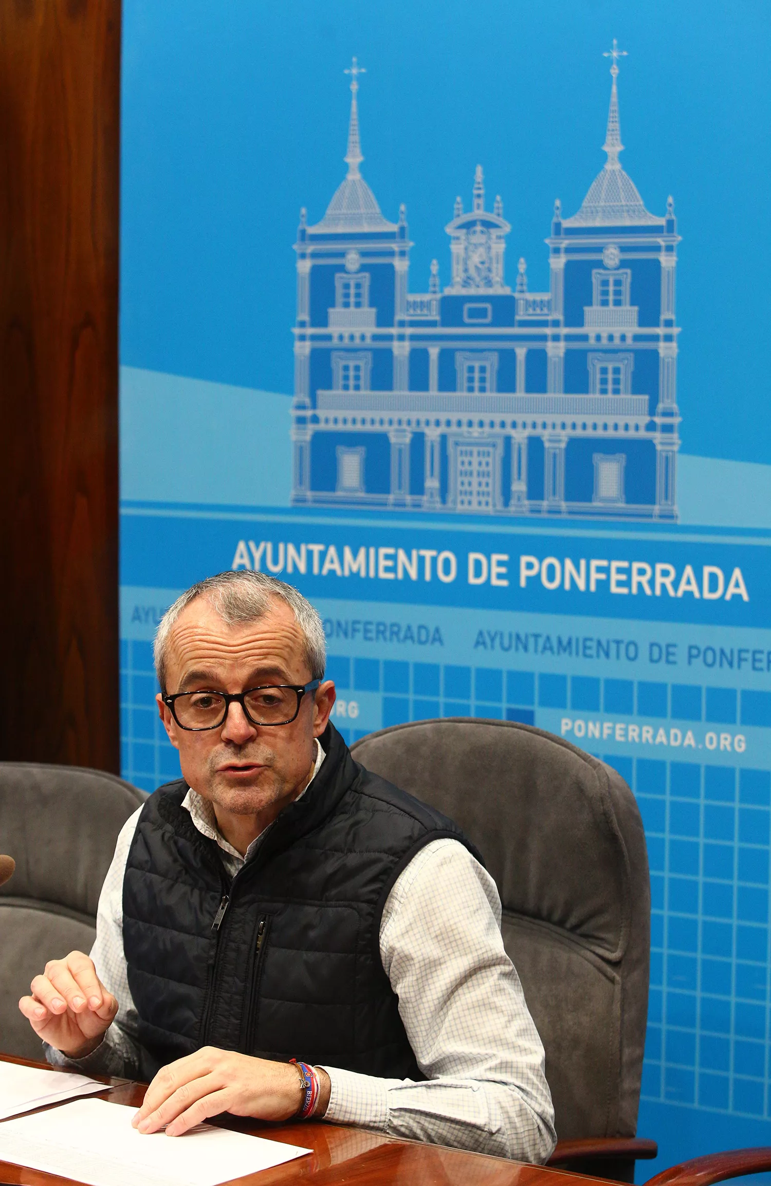 El concejal de Hacienda del Ayuntamiento de Ponferrada, Luis Antonio Moreno