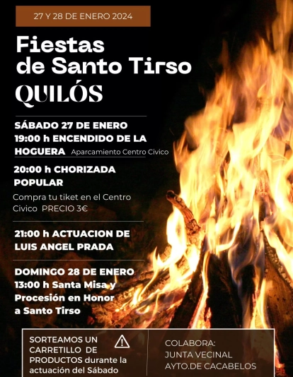 Fiestas de Santo Tirso en Quilós