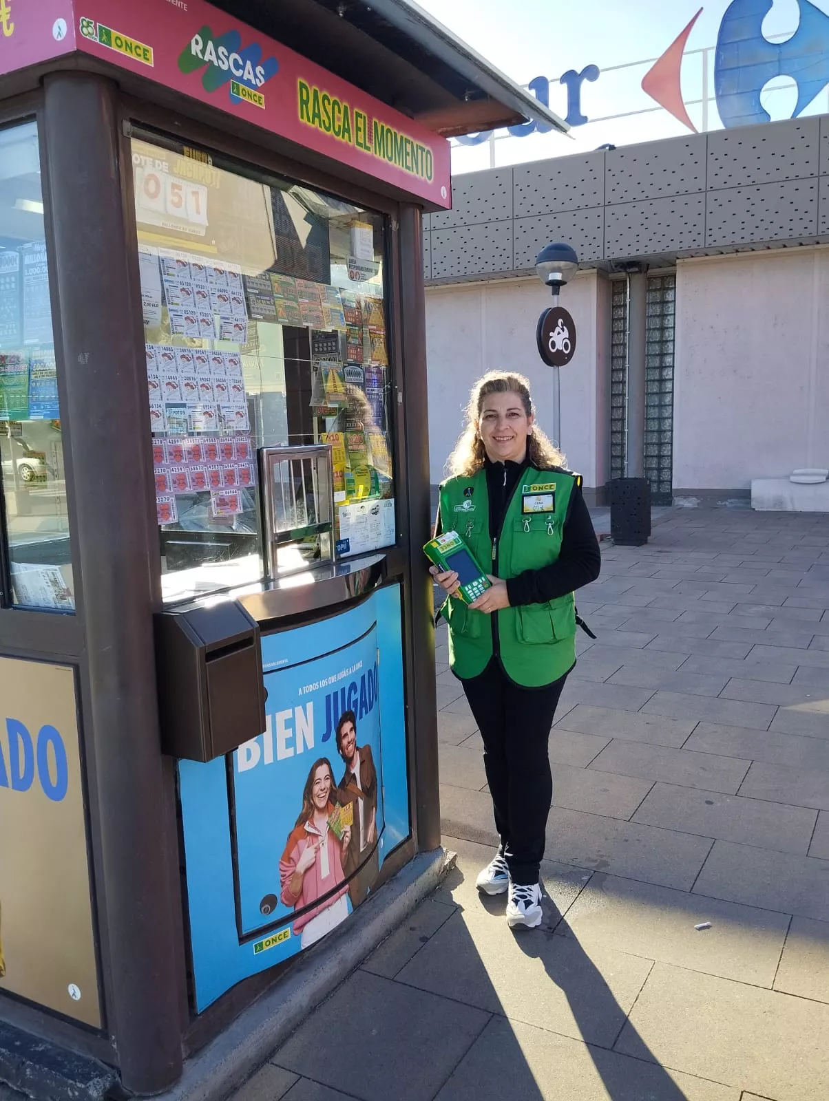 Genara García González, vendedora de los boletos del Eurojackpot premiados en León