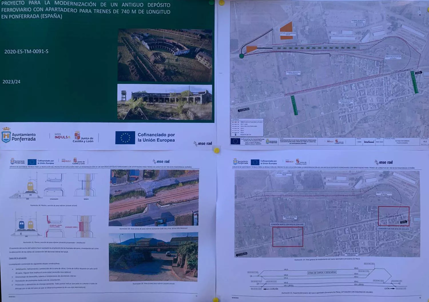 Ponferrada presenta el proyecto apartadero ferroviario de 740 metros por 16 millones de euros