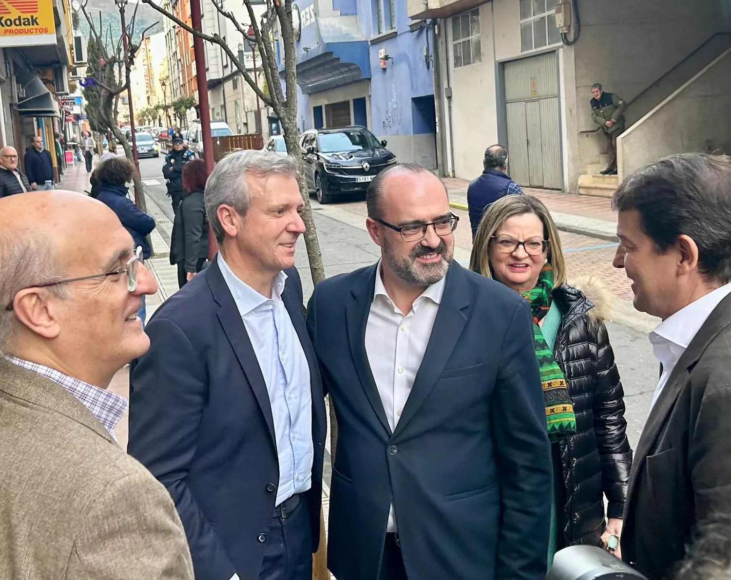 Marco Morala junto a Alfonso Rueda 