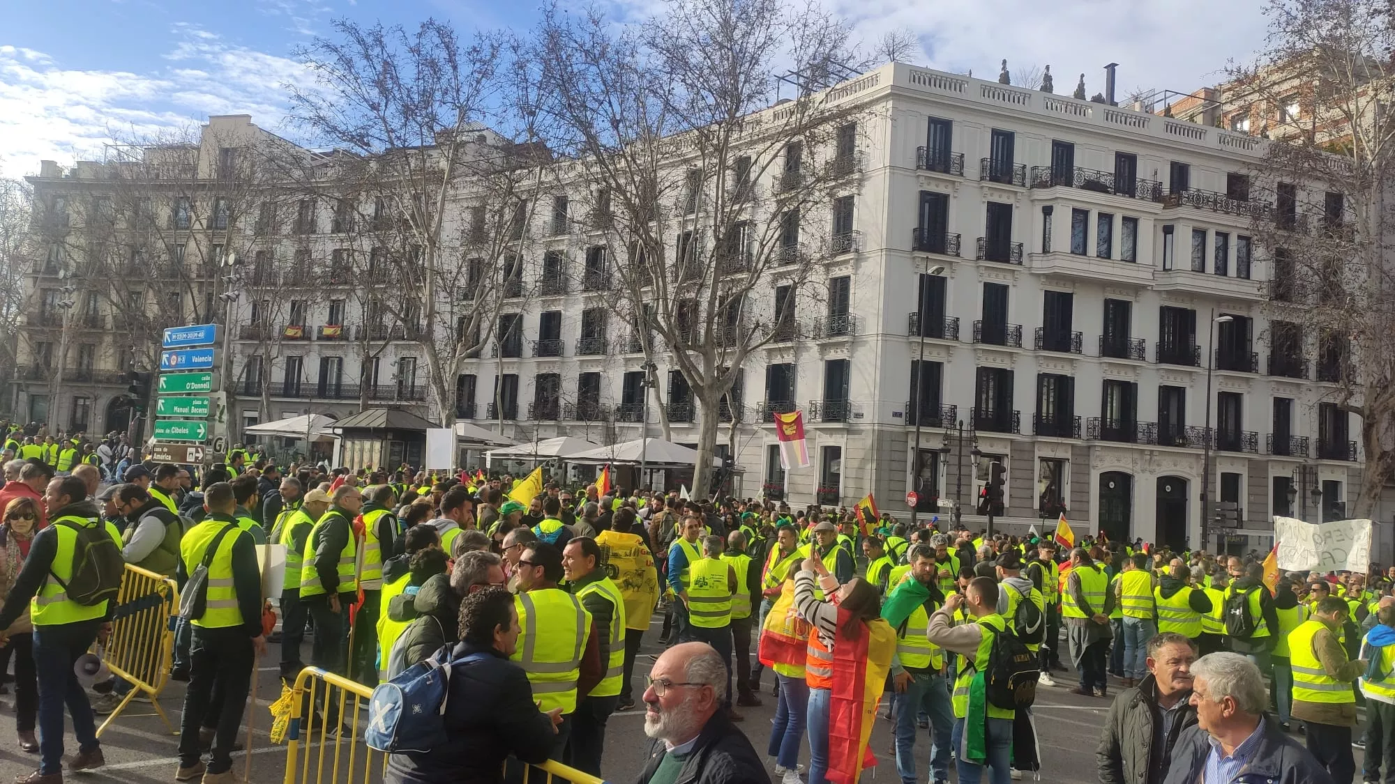 Tractorada en Madrid Foto @frenteobreroesp ..