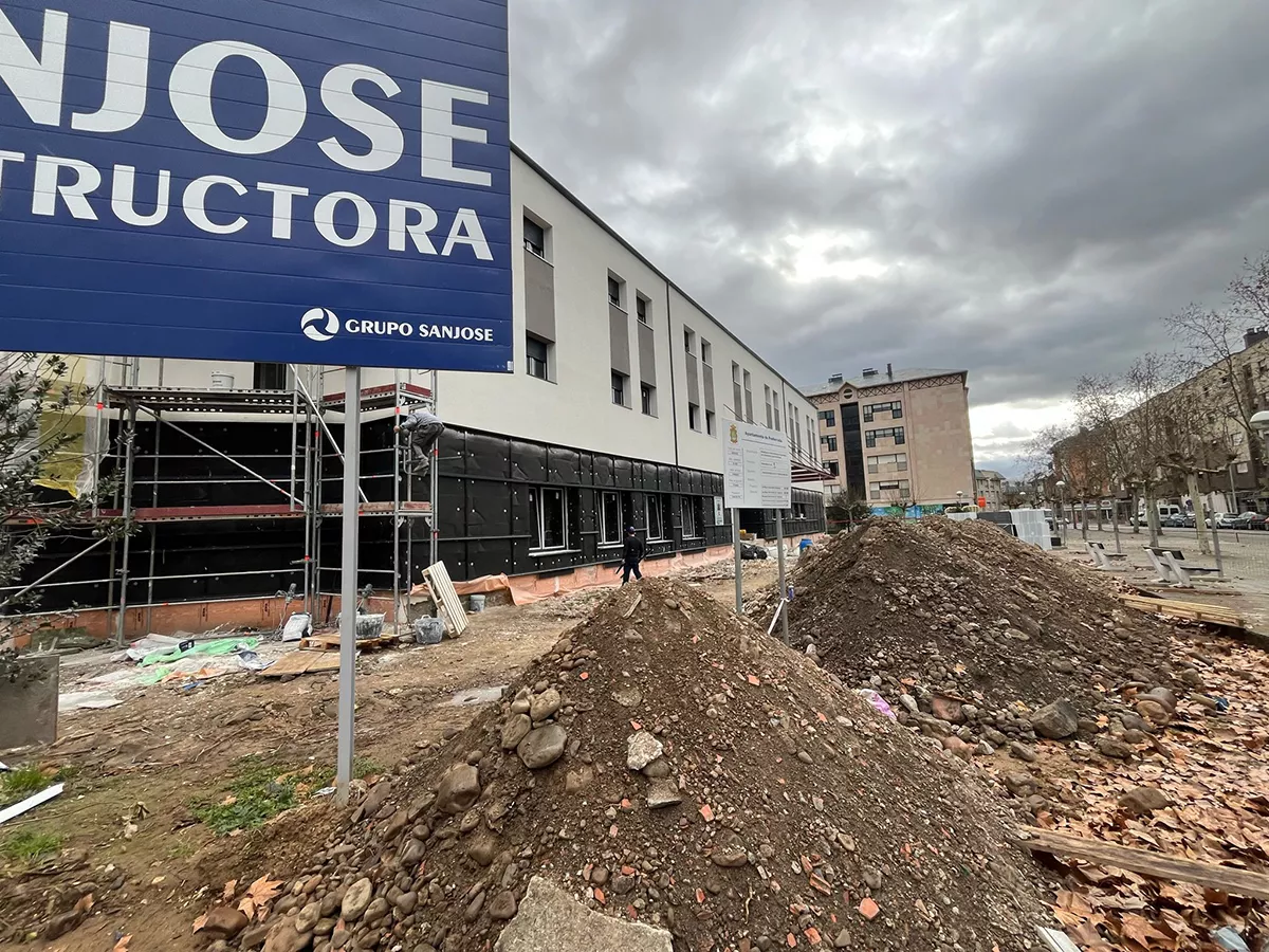 Avance de las obras en el futuro colegio mayor de Ponferrada (9)