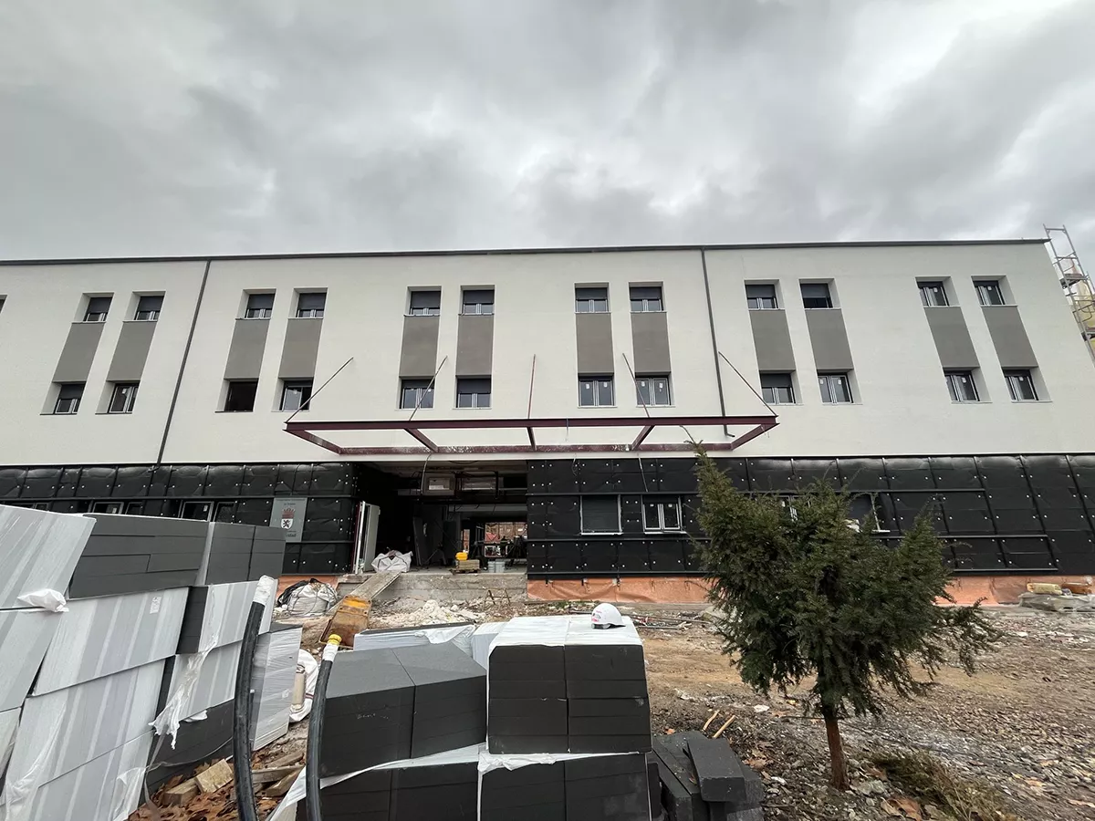 Avance de las obras en el futuro colegio mayor de Ponferrada (5)