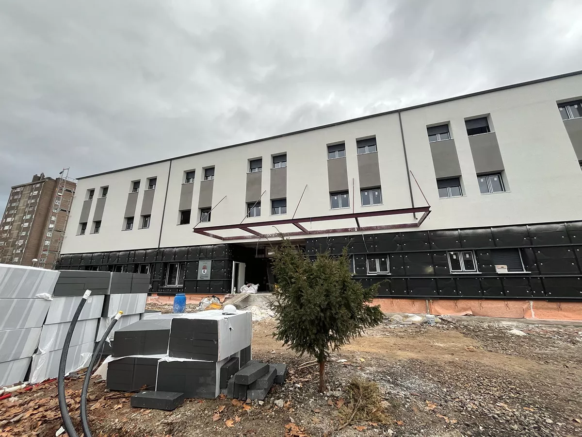 Avance de las obras en el futuro colegio mayor de Ponferrada (2)