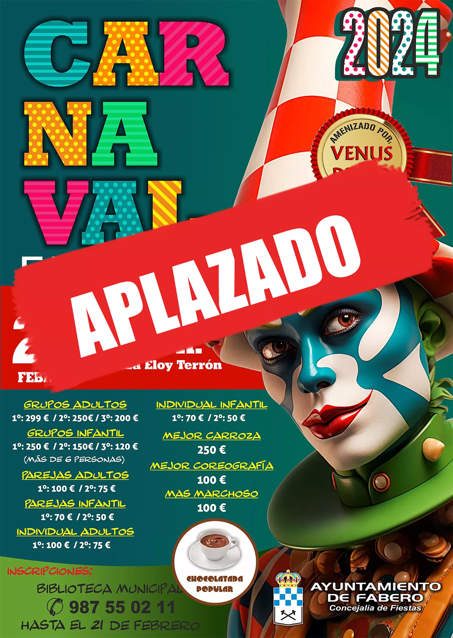 Fabero aplaza su Carnaval 