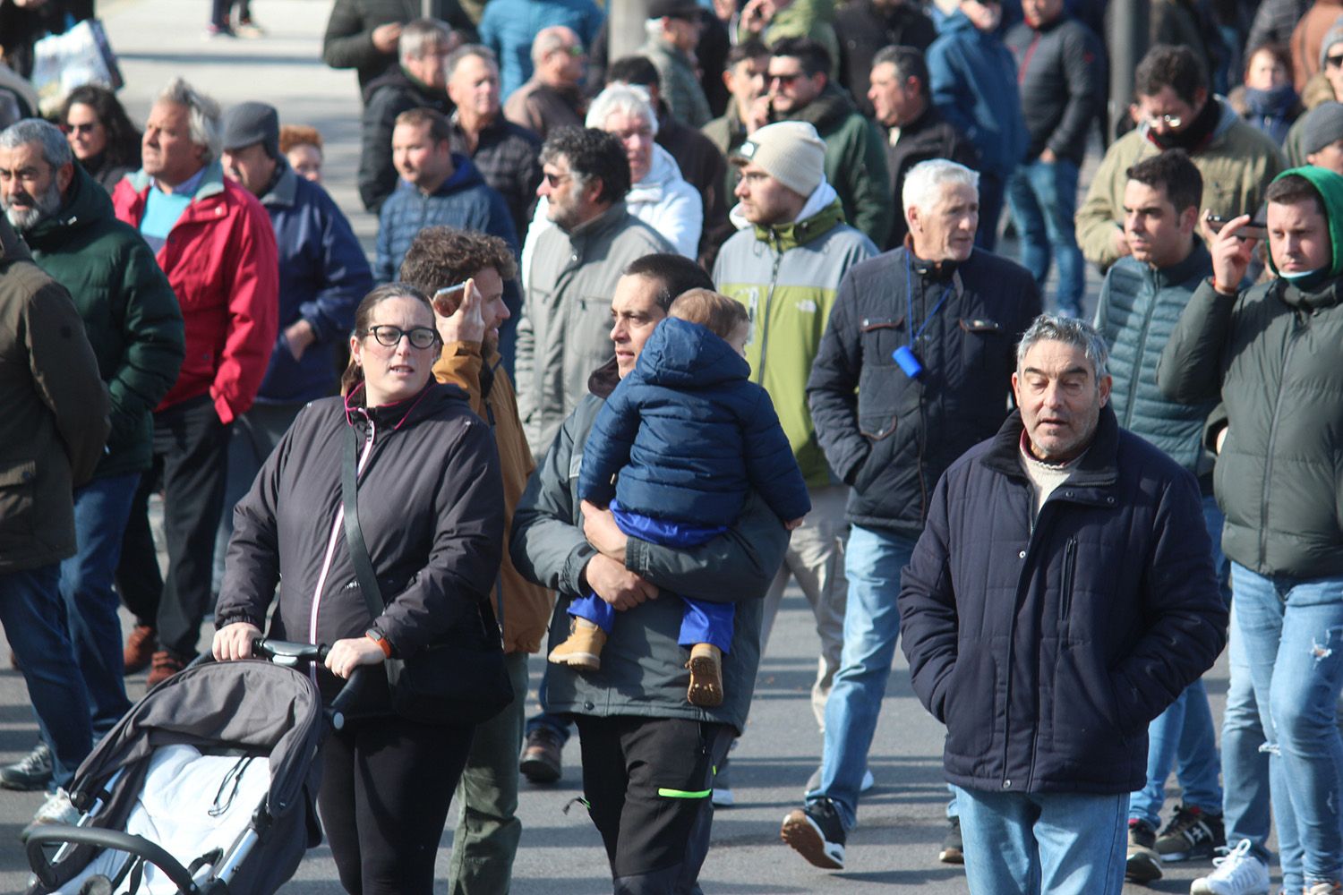 Tractorada convocada por las OPAS en León