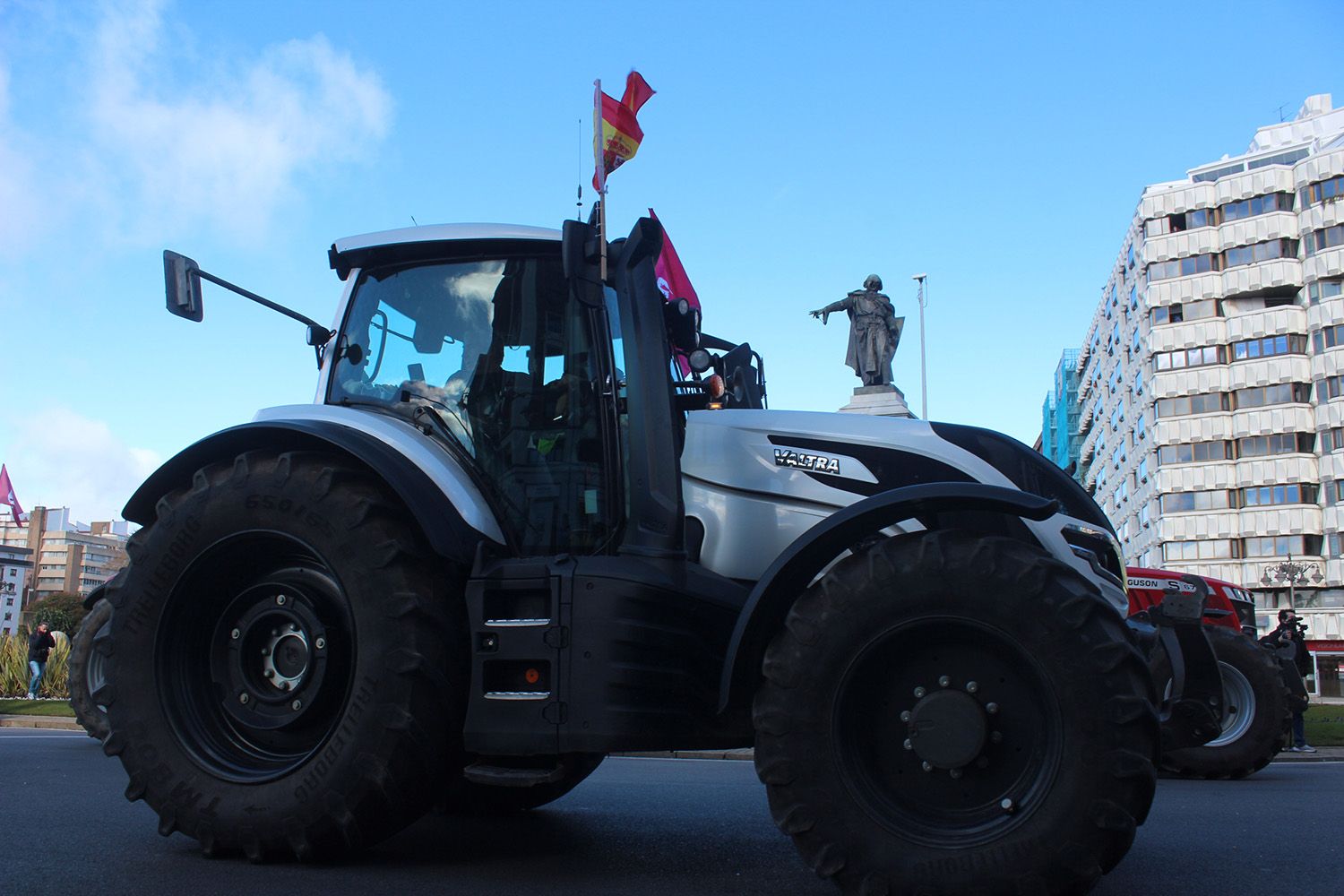 Tractorada convocada por las OPAS en León