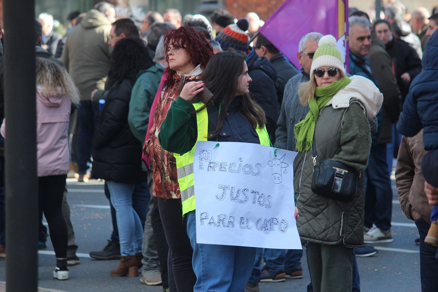 Tractorada convocada por las OPAS en León