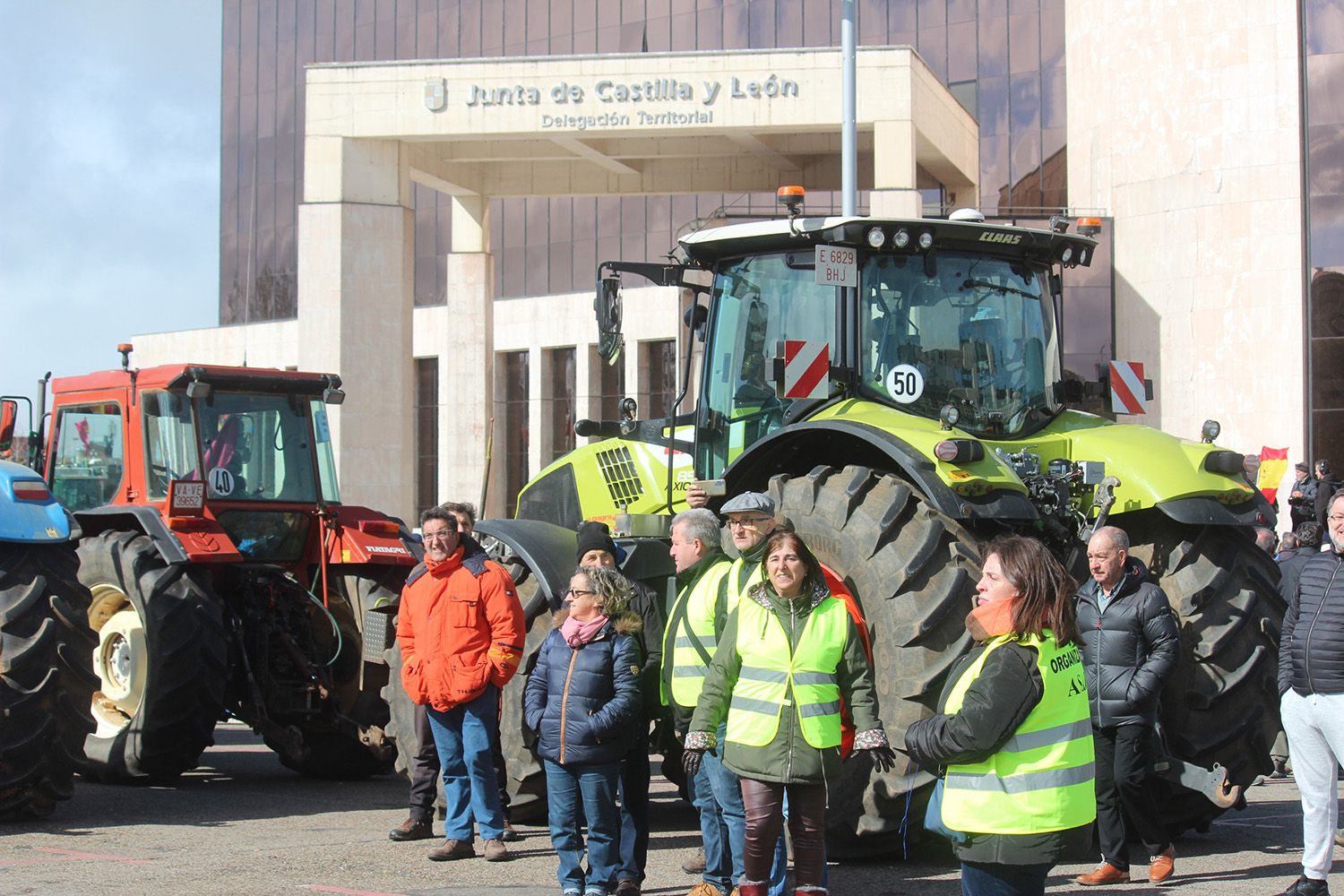 Tractorada convocada por las OPAS en León