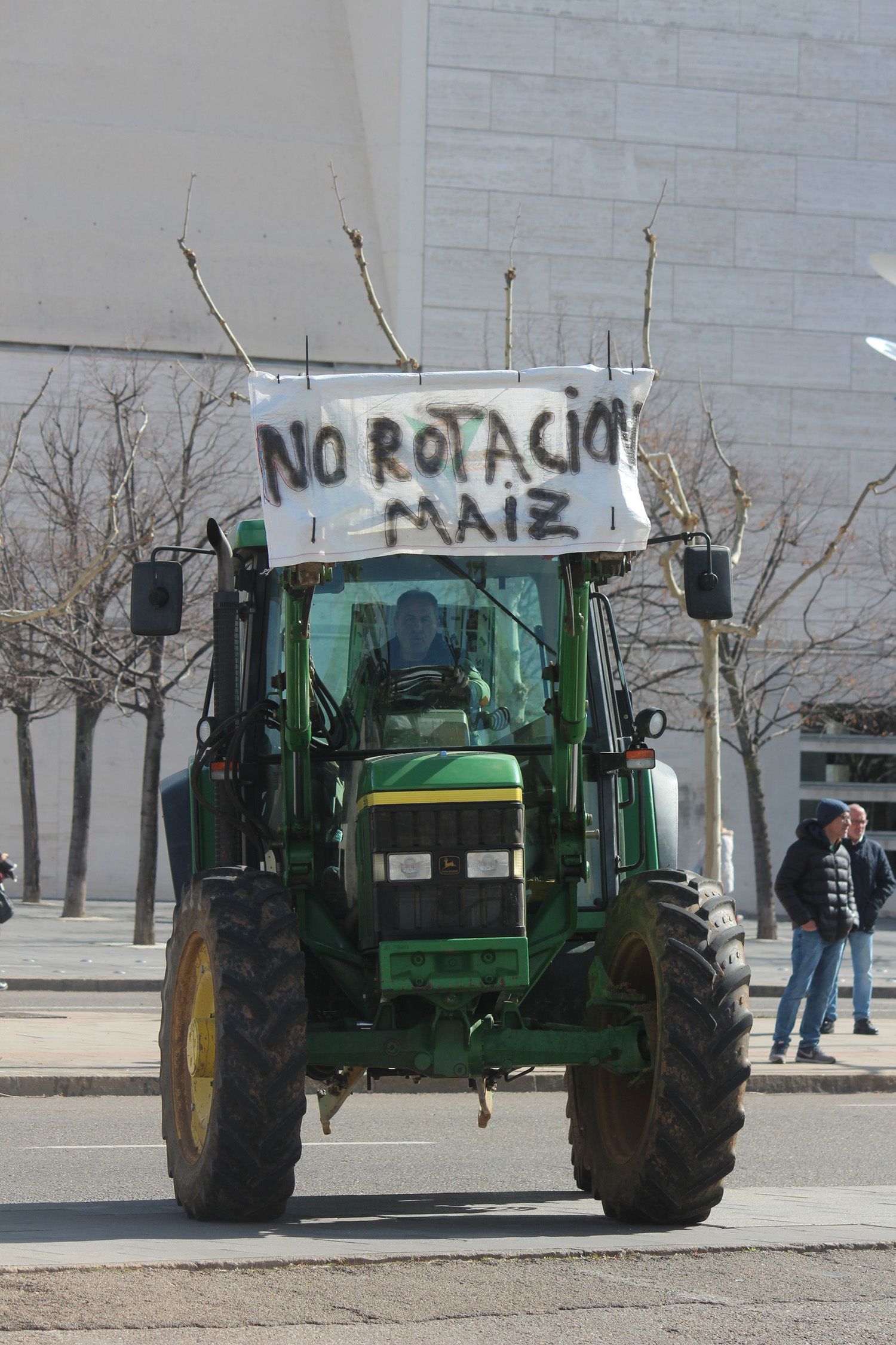 Tractorada convocada por las OPAS en León