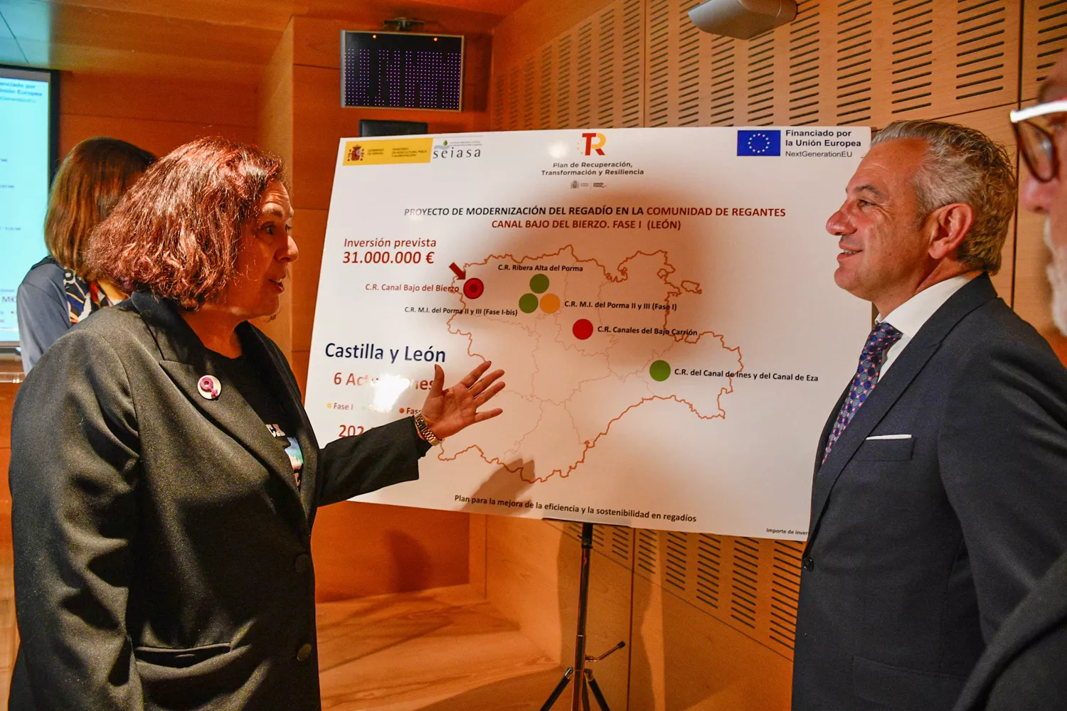 Rubricado el último tramite del proyecto de mejora del Canal Bajo del Bierzo con una inversión de 31 millones de euros 