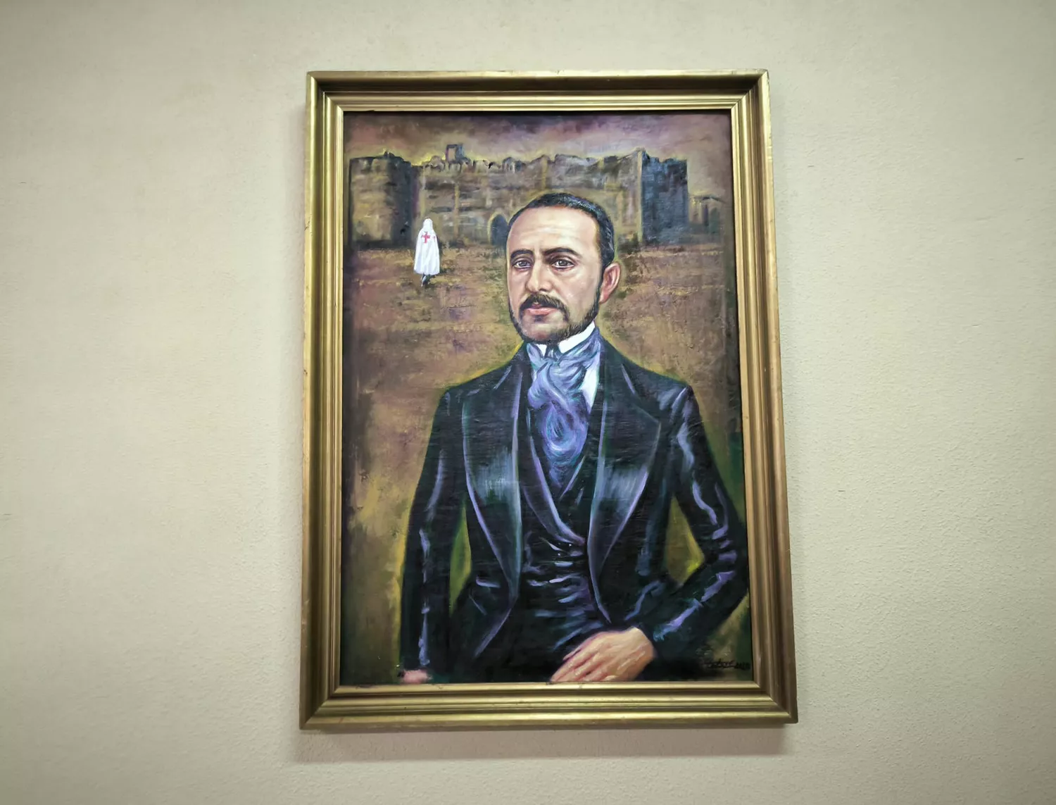 Villafranca del Bierzo estrena un retrato de Gil y Carrasco en su salón de plenos