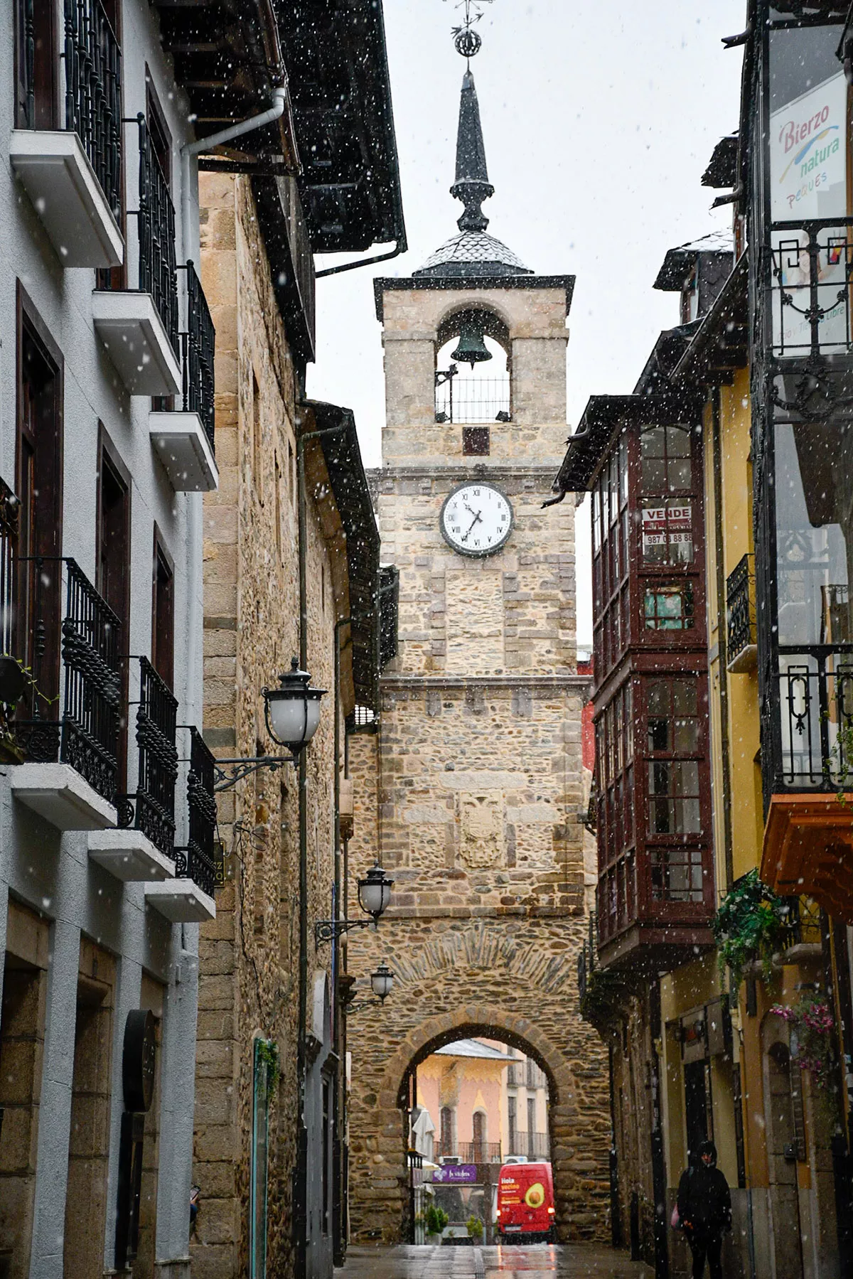 Nieve en la zona alta de Ponferrada (3)