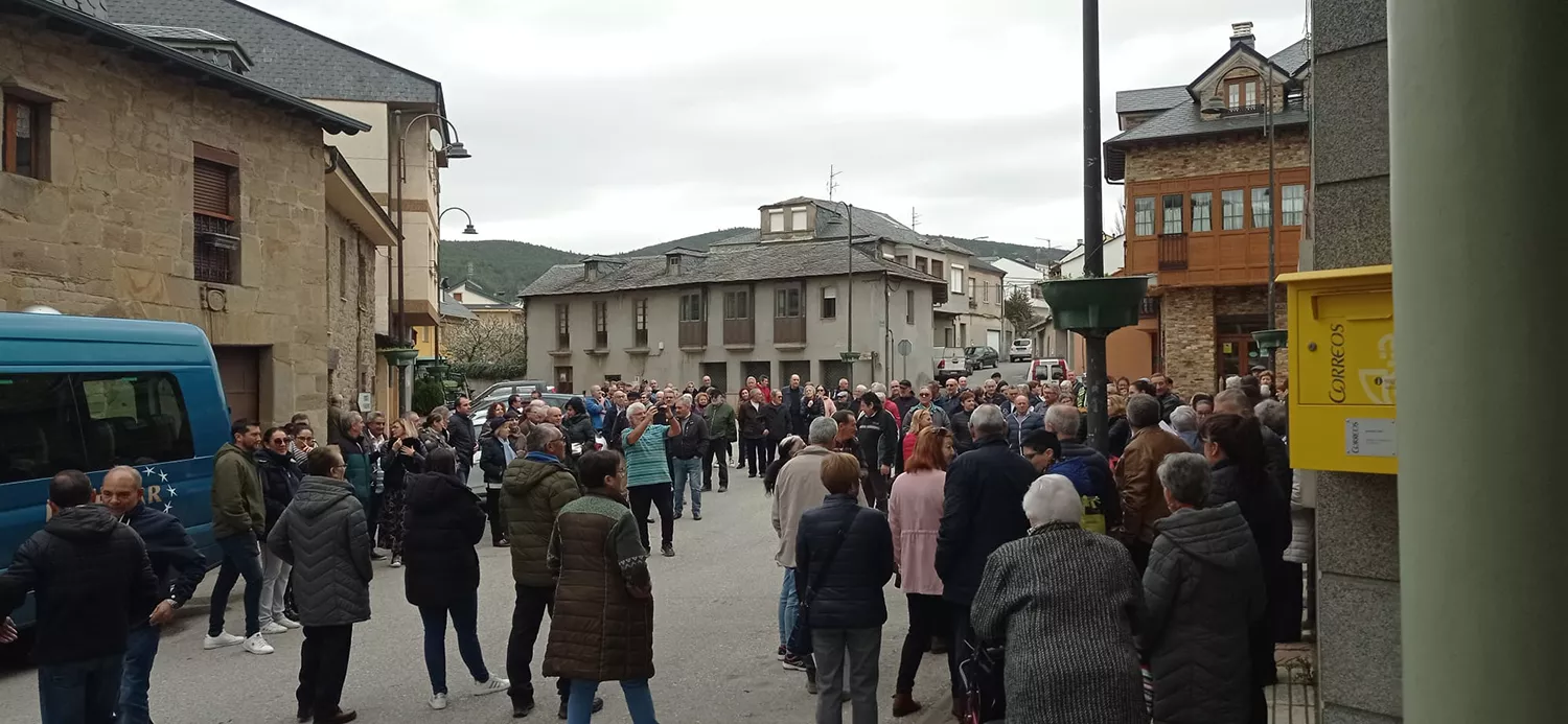 Imagen de la concentración en Lillo del Bierzo