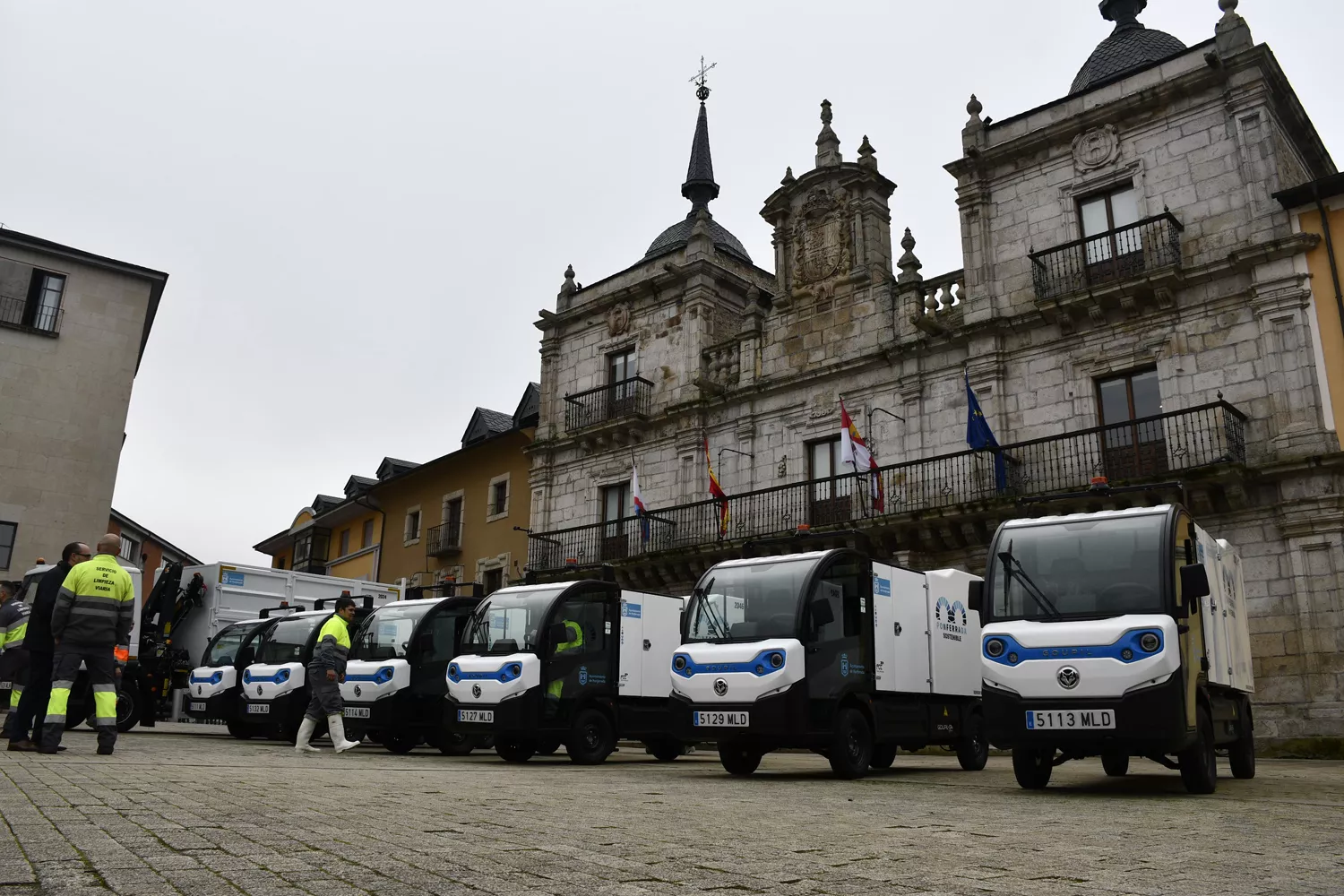 Ponferrada cuenta con un furgón para eliminar grafitis, el tercero de este tipo en España