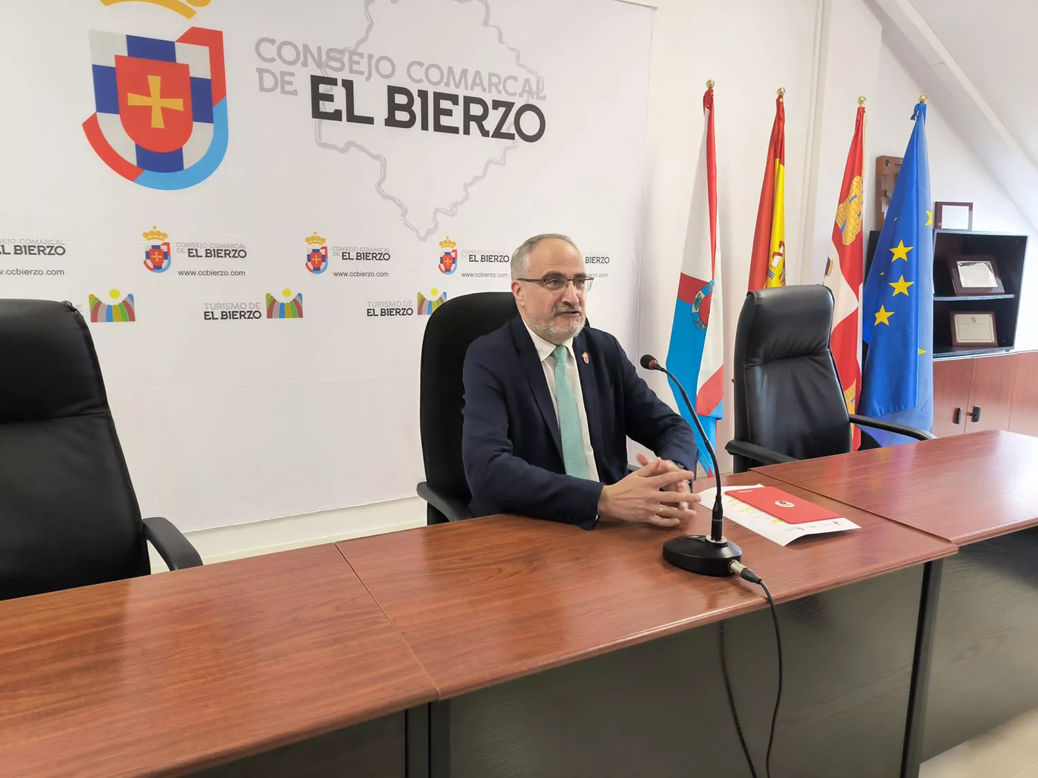 Olegario Ramón, presidente del Consejo Comarcal del Bierzo