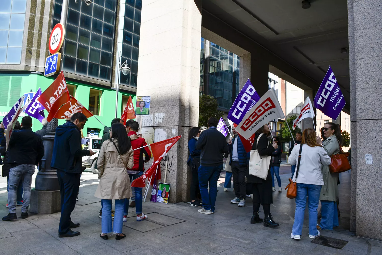 Huelga de trabajadores de BANCA