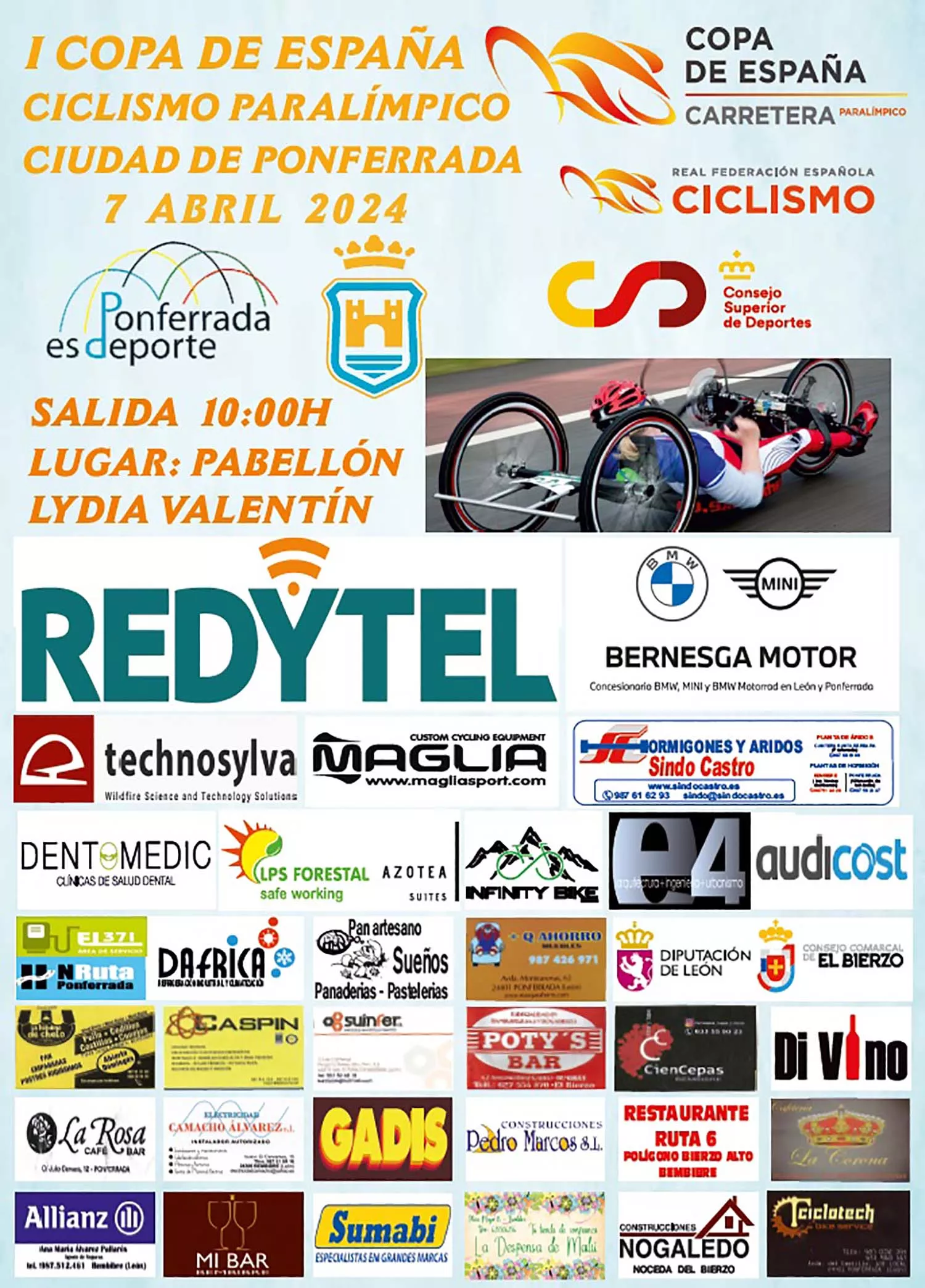 Cartel de la Copa de España de Ciclismo Paralímpico