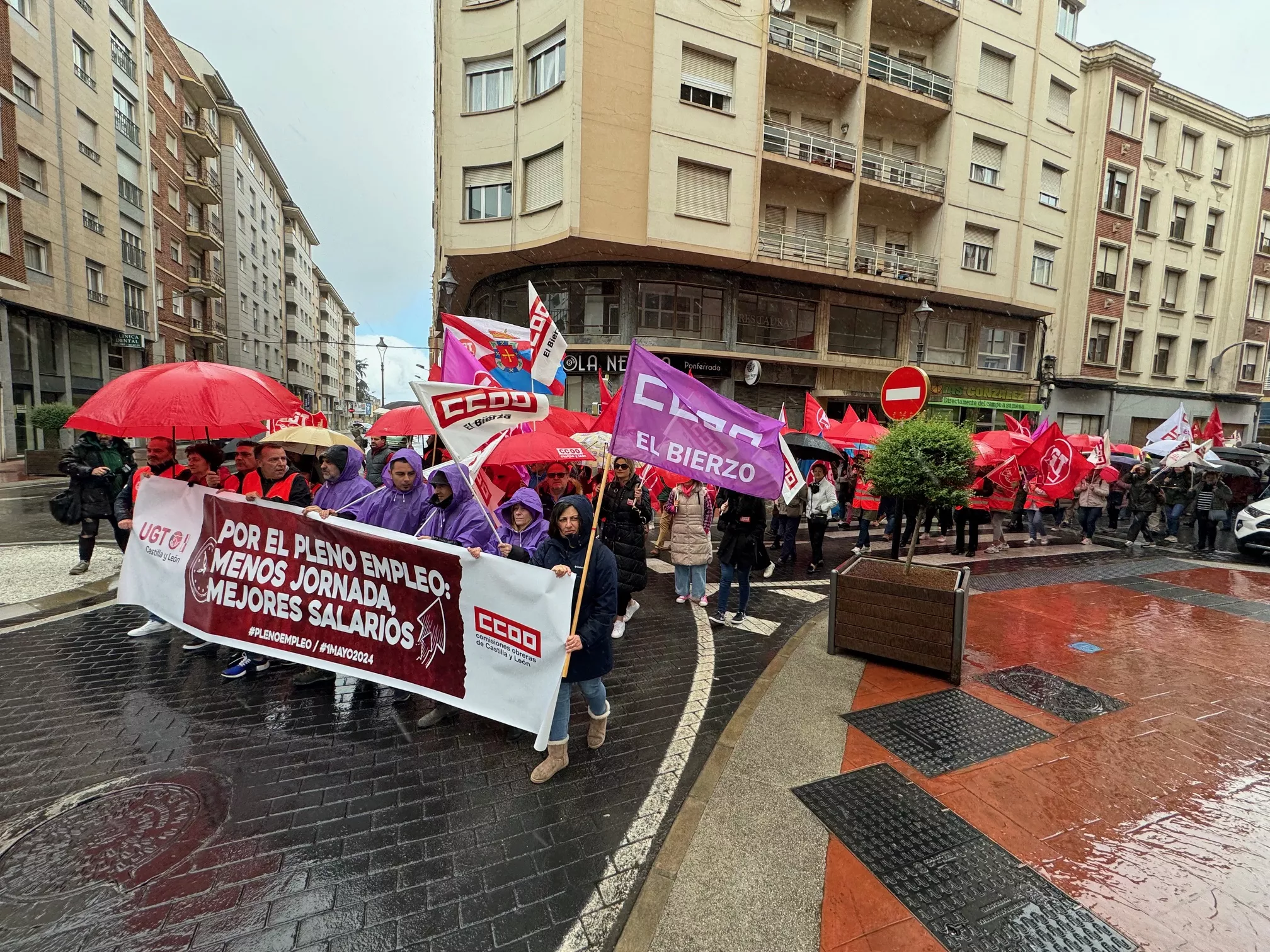 Manifestación 1 de Mayo en Ponferrada