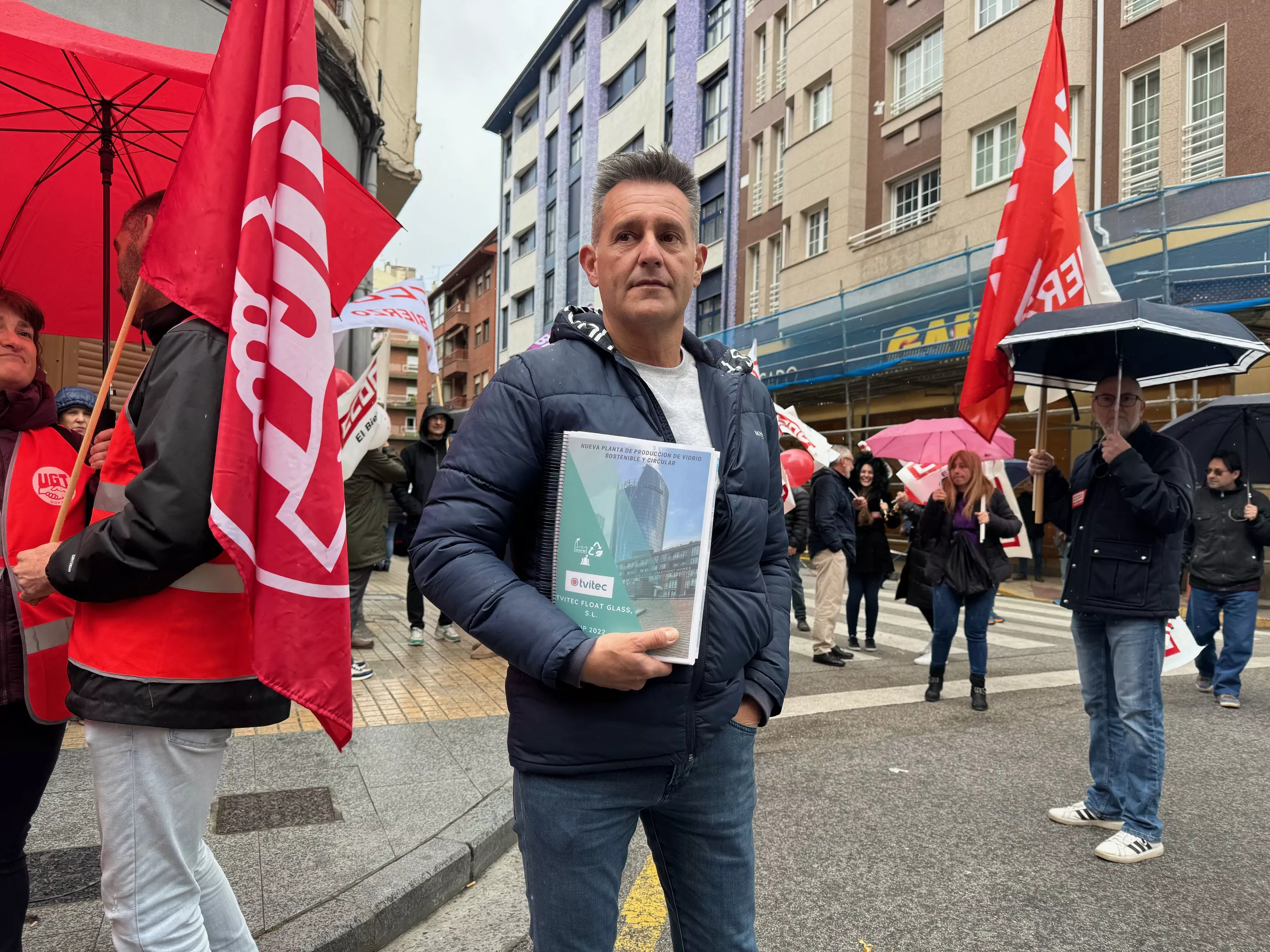 Manifestación 1 de Mayo en Ponferrada. Alberto Sutil (Tvitec)