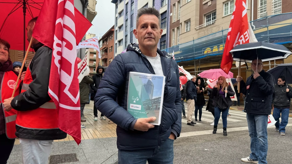 Manifestación 1 de Mayo en Ponferrada. Alberto Sutil (Tvitec)