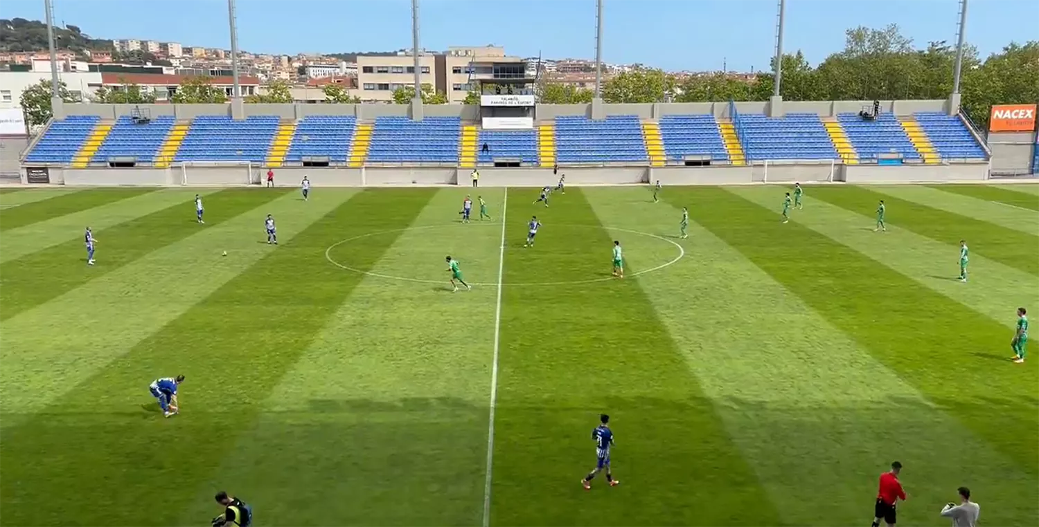 Inicio partido Cornellà Ponferradina