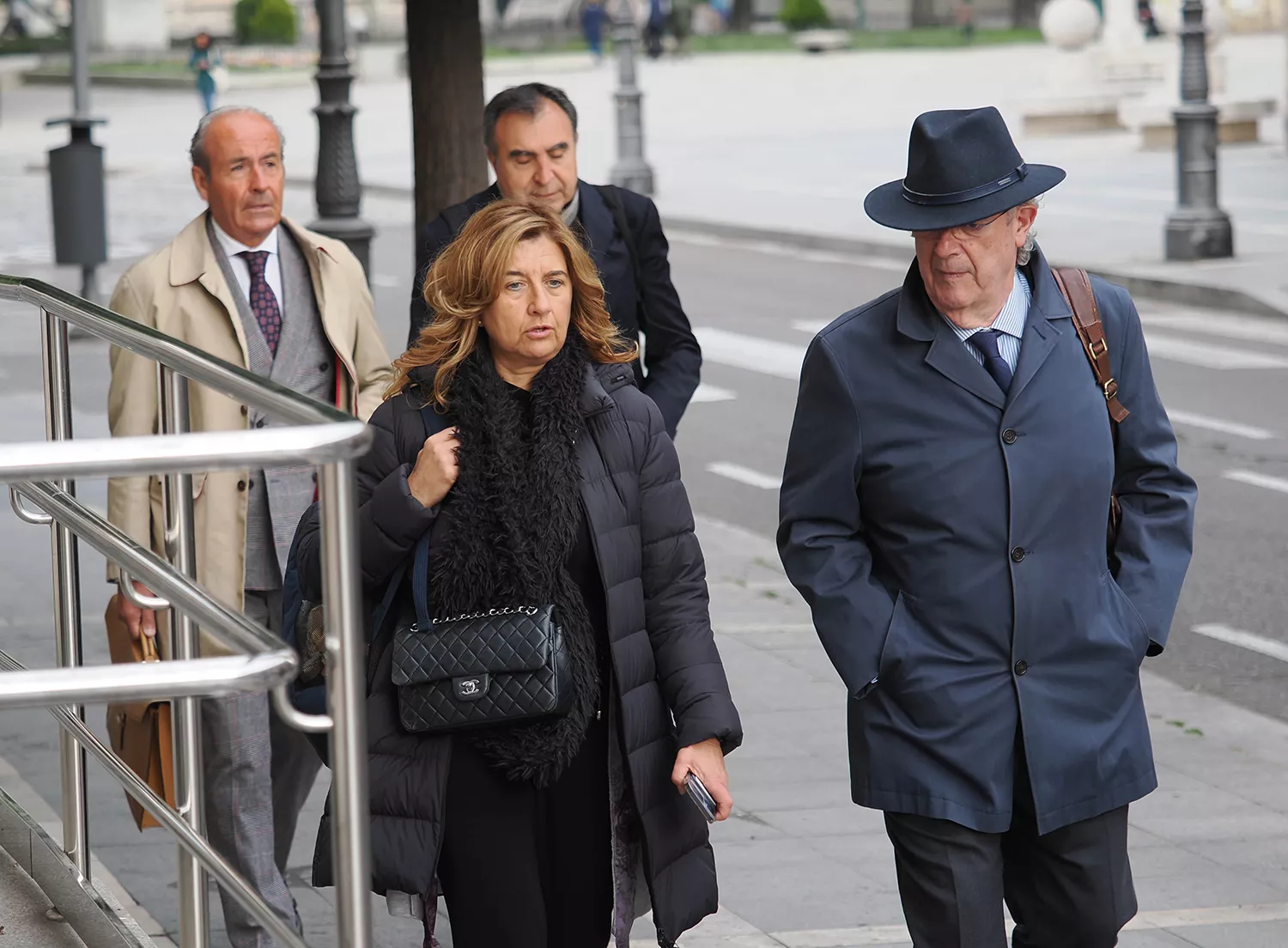 Begoña Hernández a su llegada a los juzgados este martes | Foto: R. Valtero / ICAL