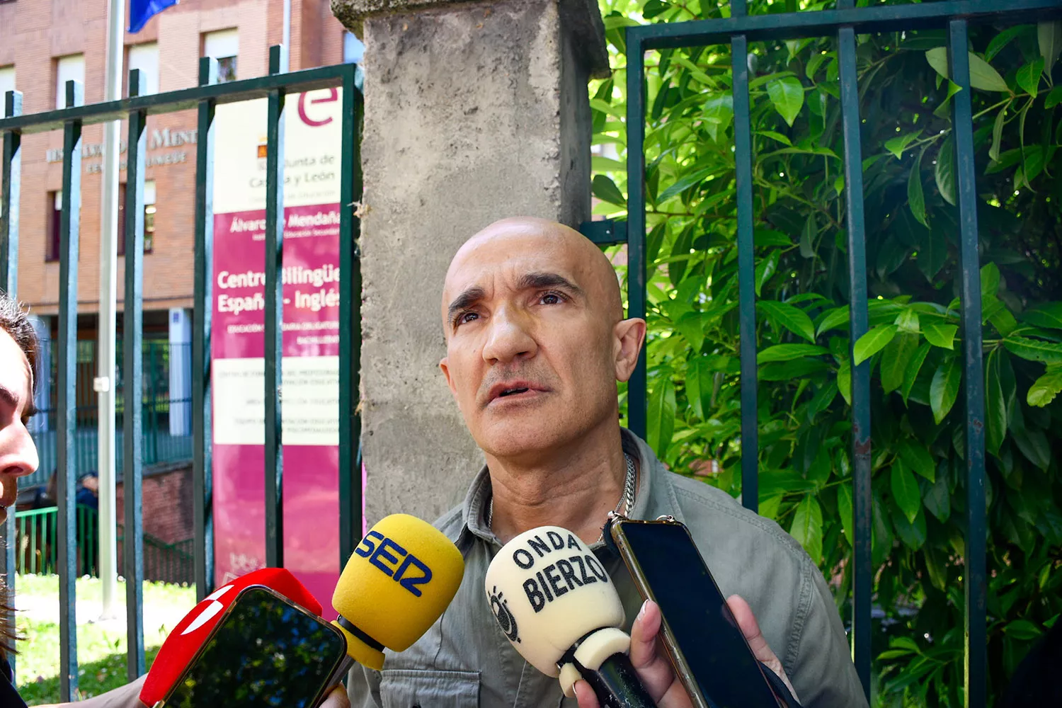 Santiago González, director IES Álvaro de Mendaña