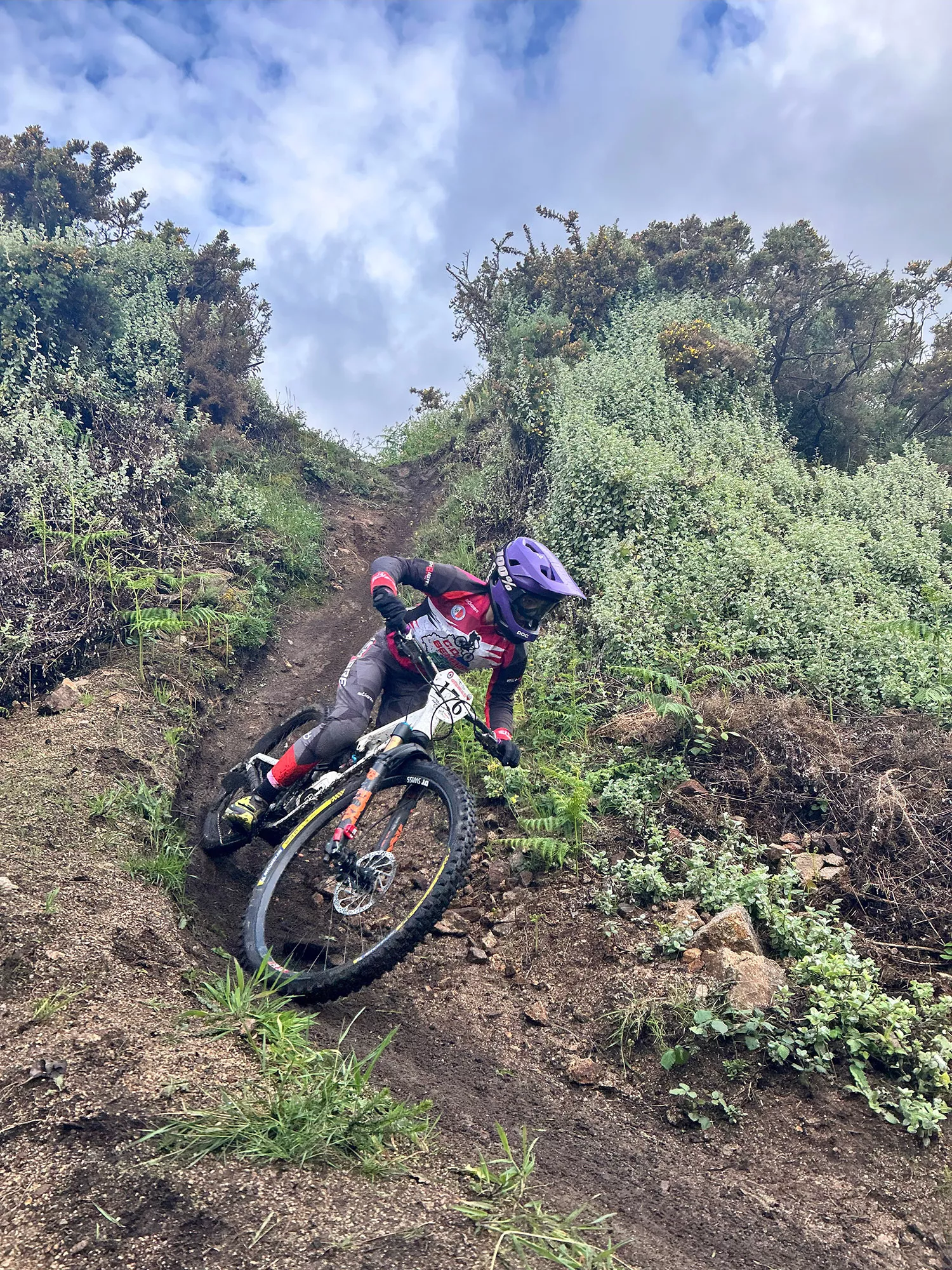 El piloto berciano Enol Torre, subcampeón de España de Enduro BTT.