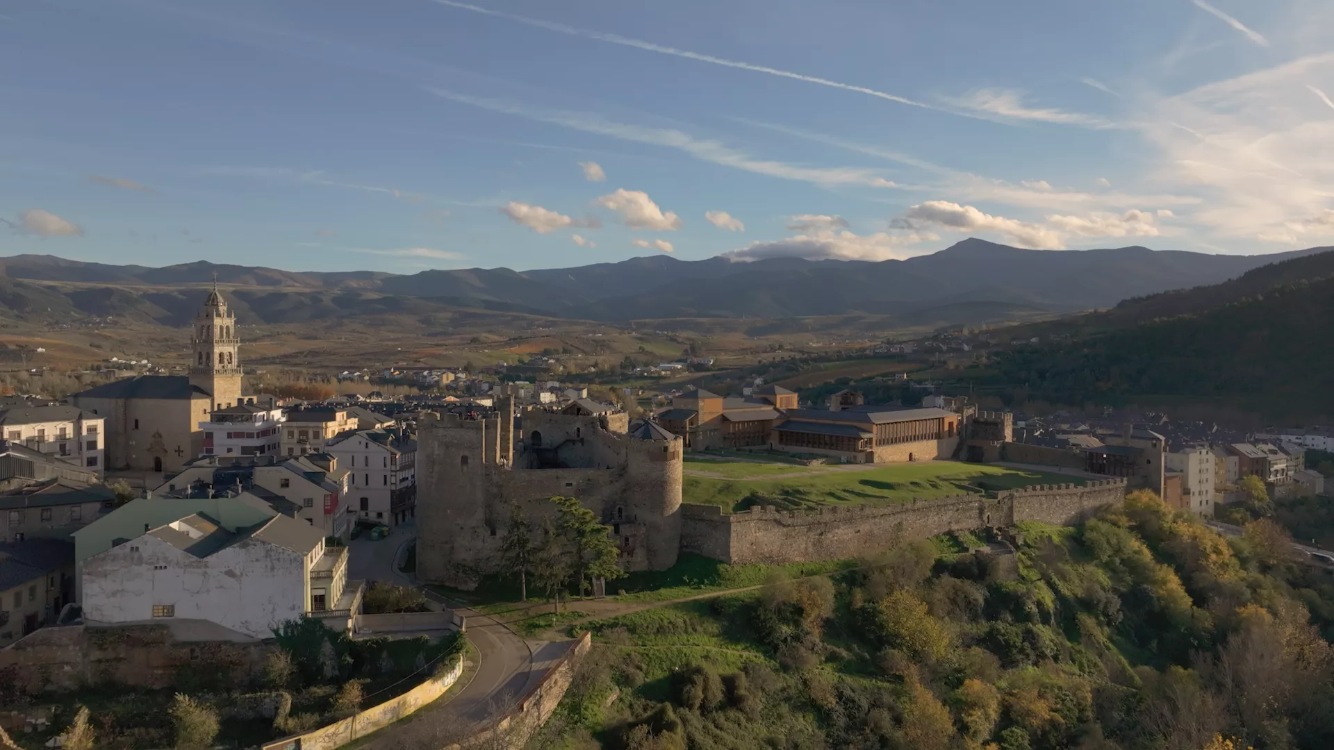 Imagen aérea de Ponferrada