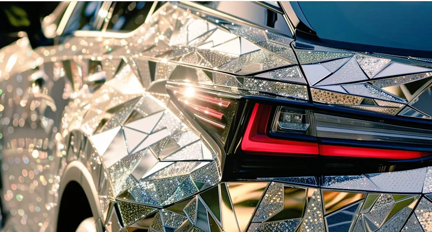 El ponferradino Javier Prado, finalista del concurso Lexus Art Car 2024 con un diseño en cristal 