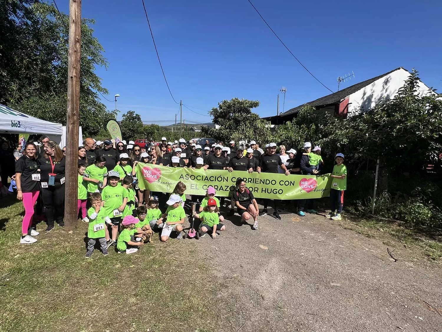 I Marcha Solidaria en favor de la asociación de enfermedades raras 'Corriendo con el corazón de Hugo'.