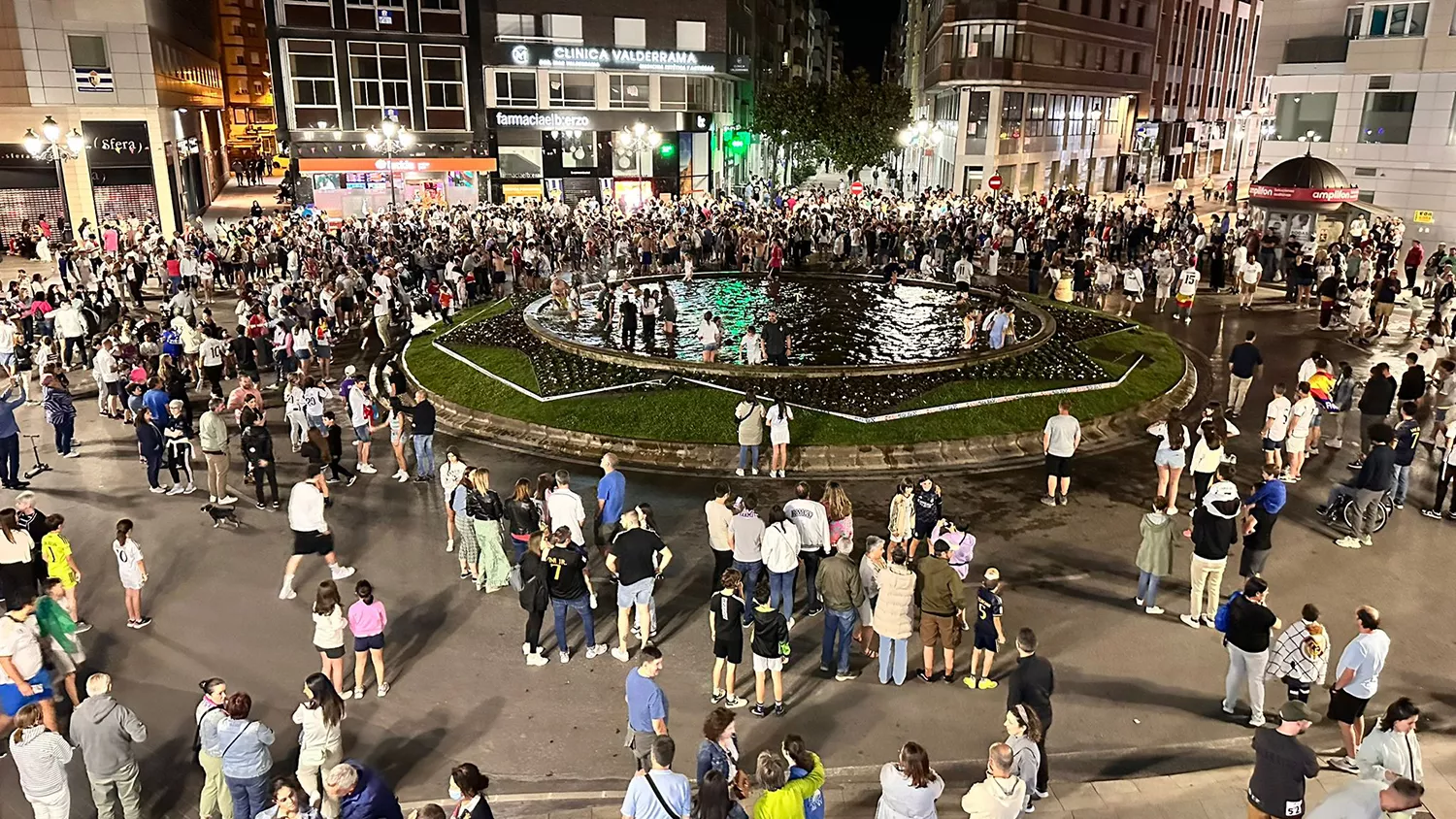 Ponferrada celebra el triunfo del Real Madrid