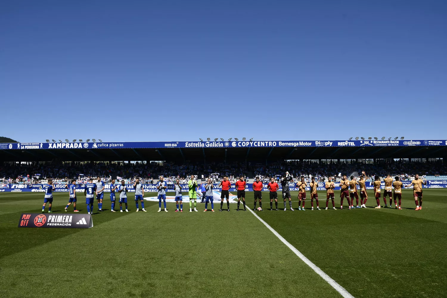 Ponferradina-Córdoba en El Toralín, ida del playoff