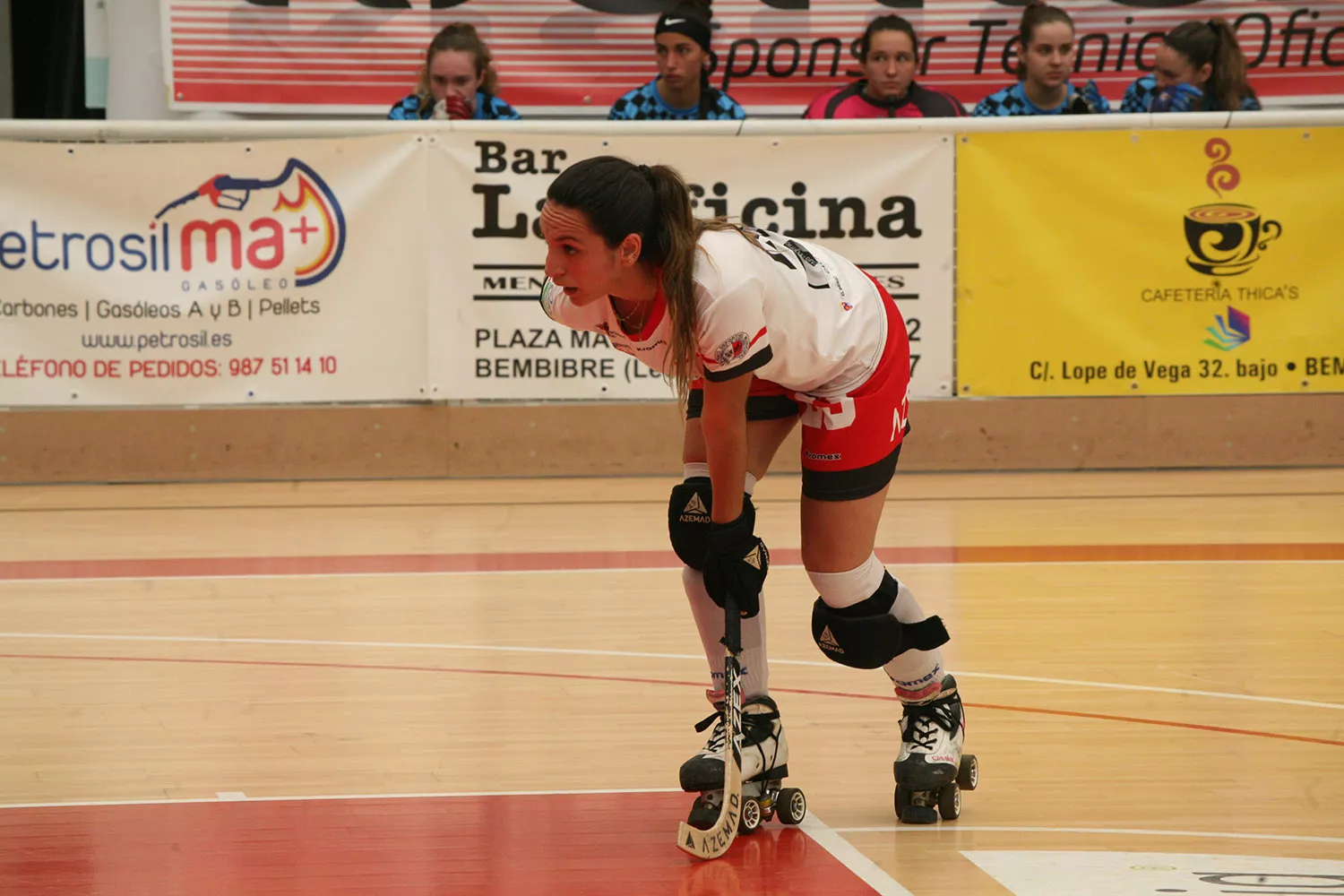 Gisela Vicente, jugadora del Bembibre Hockey Club